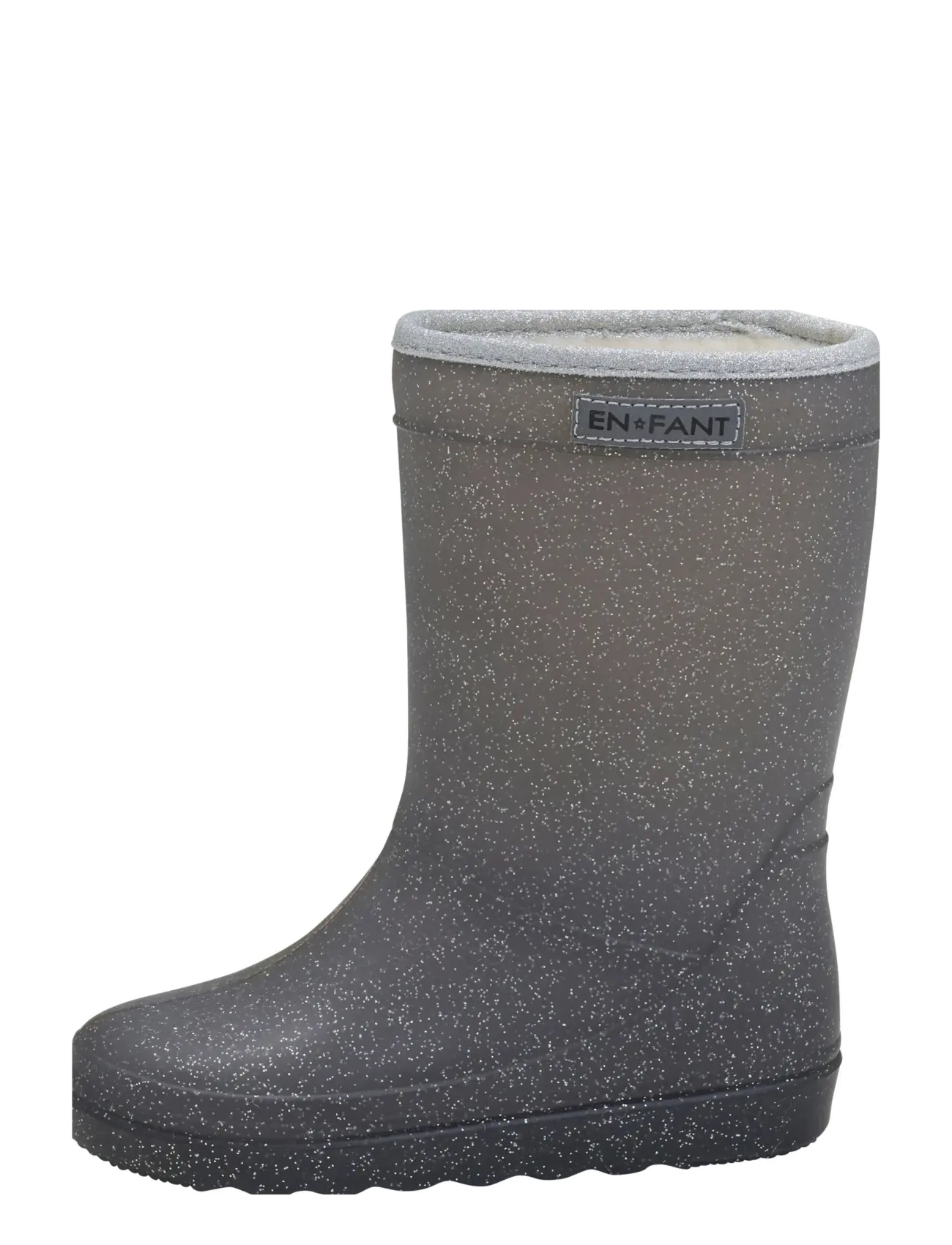 En Fant - Thermo Boots Glitter - gummistøvler med for - ebony - 2