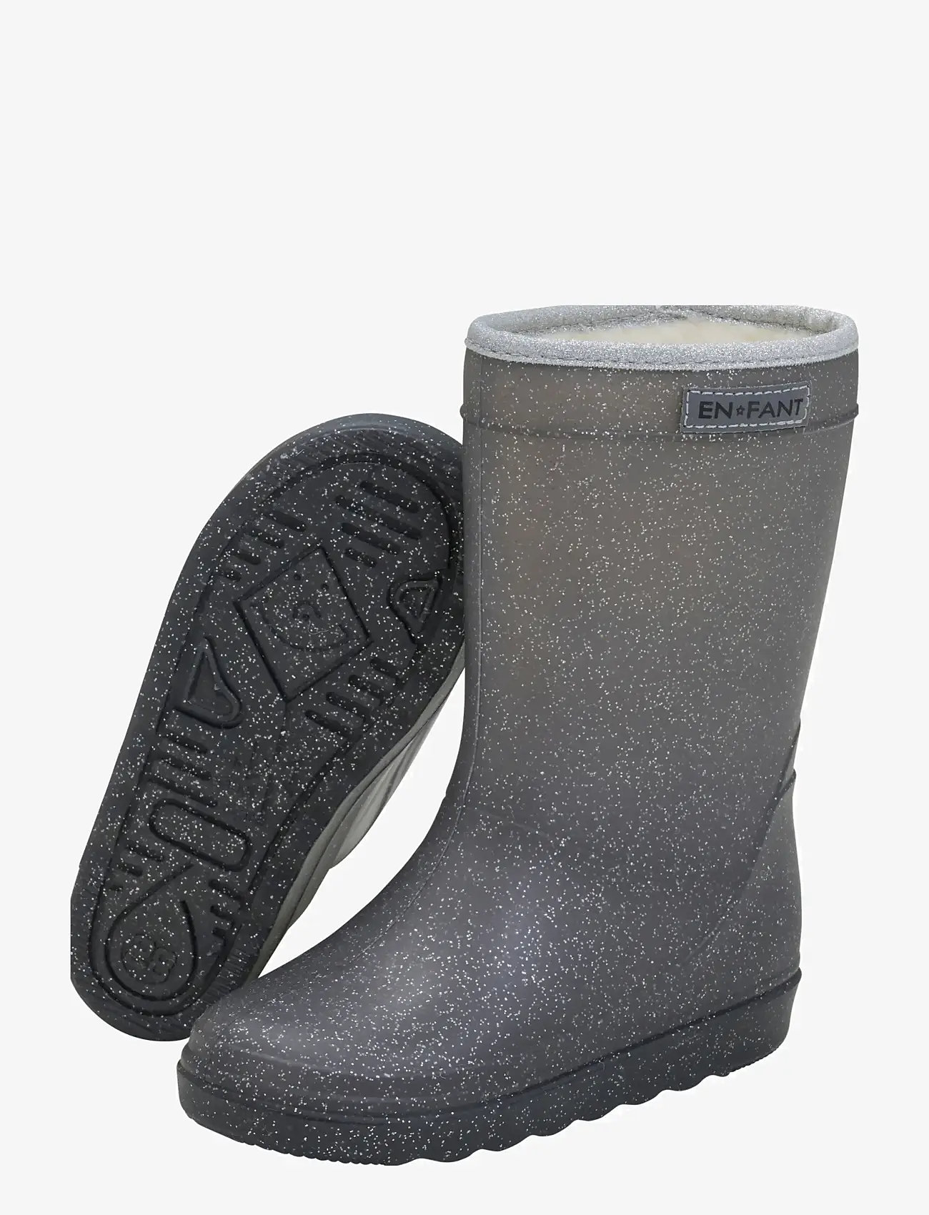 En Fant - Thermo Boots Glitter - voodriga kummikud - ebony - 3