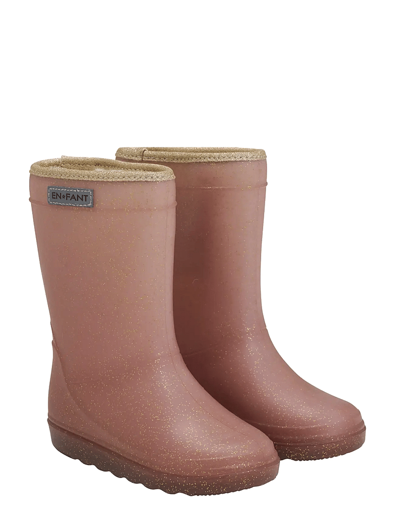 En Fant - Thermo Boots Glitter - talvikumisaappaat - rose taupe - 1