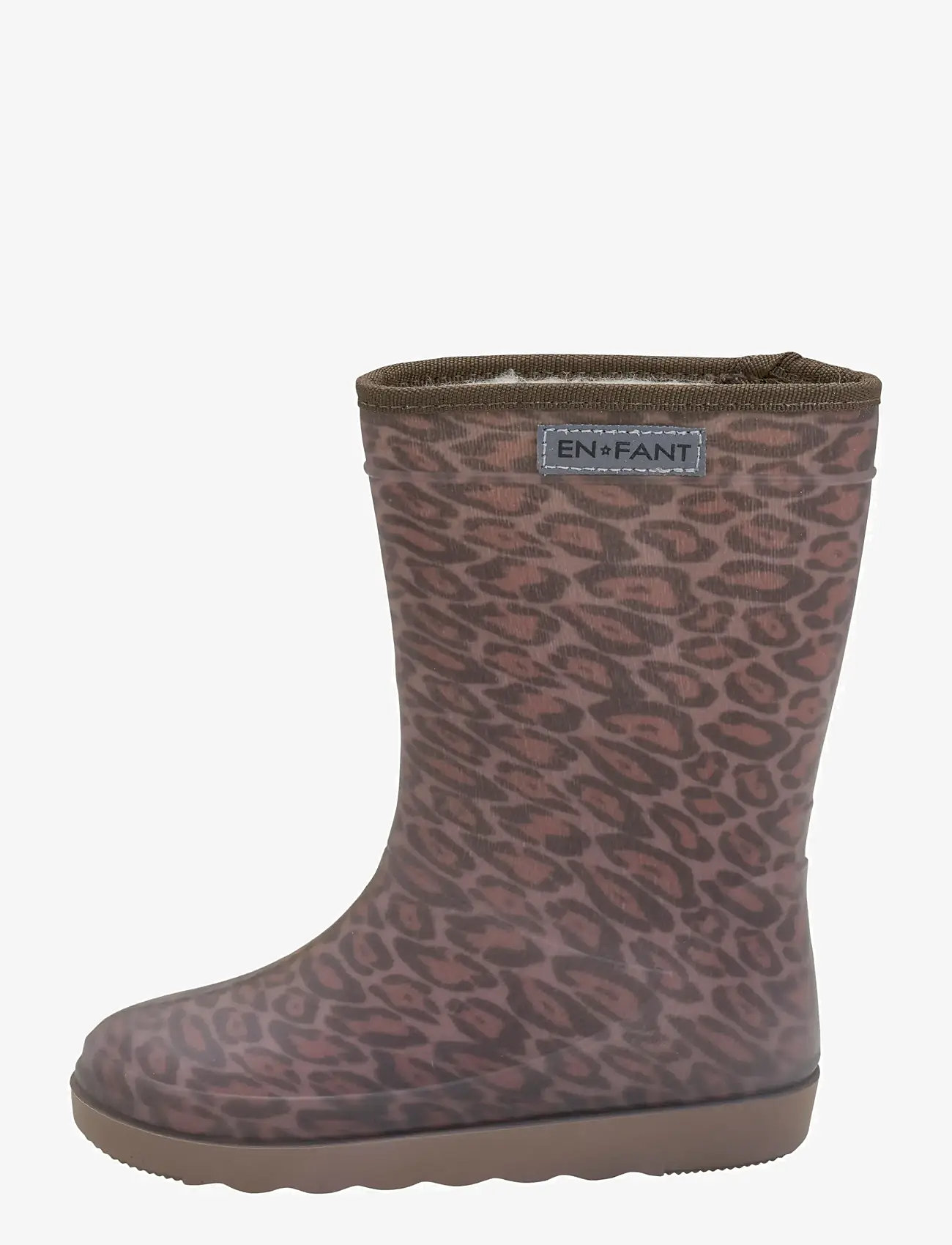 En Fant - Thermo Boots Print - lined rubberboots - pine bark - 2