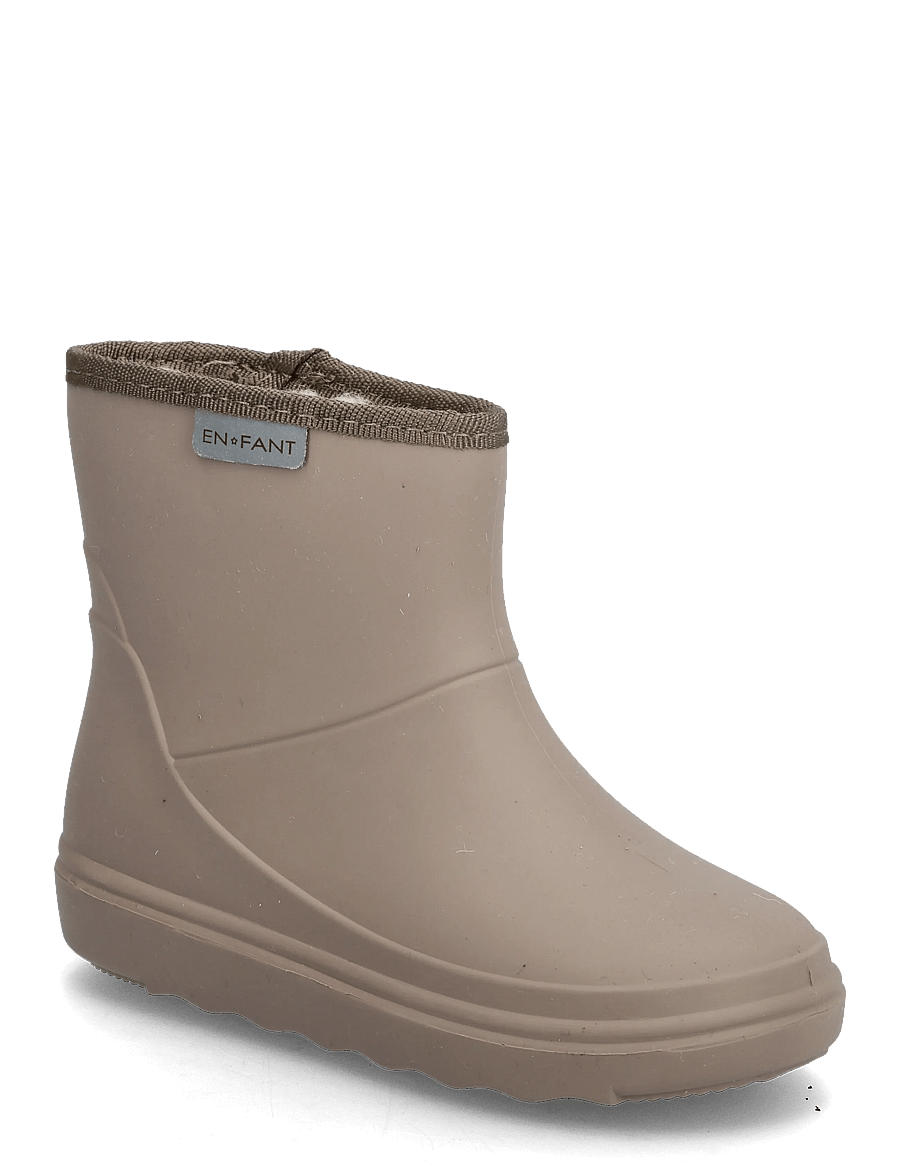 En Fant - Thermo Boots Short - fodrade gummistövlar - pine bark - 0