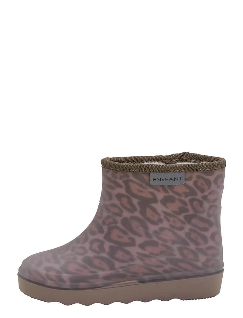 En Fant - Thermo Boots Short Print - rubberlaarzen met voering - pine bark - 2