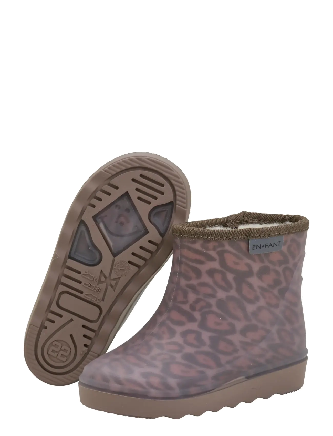 En Fant - Thermo Boots Short Print - pine bark - 3