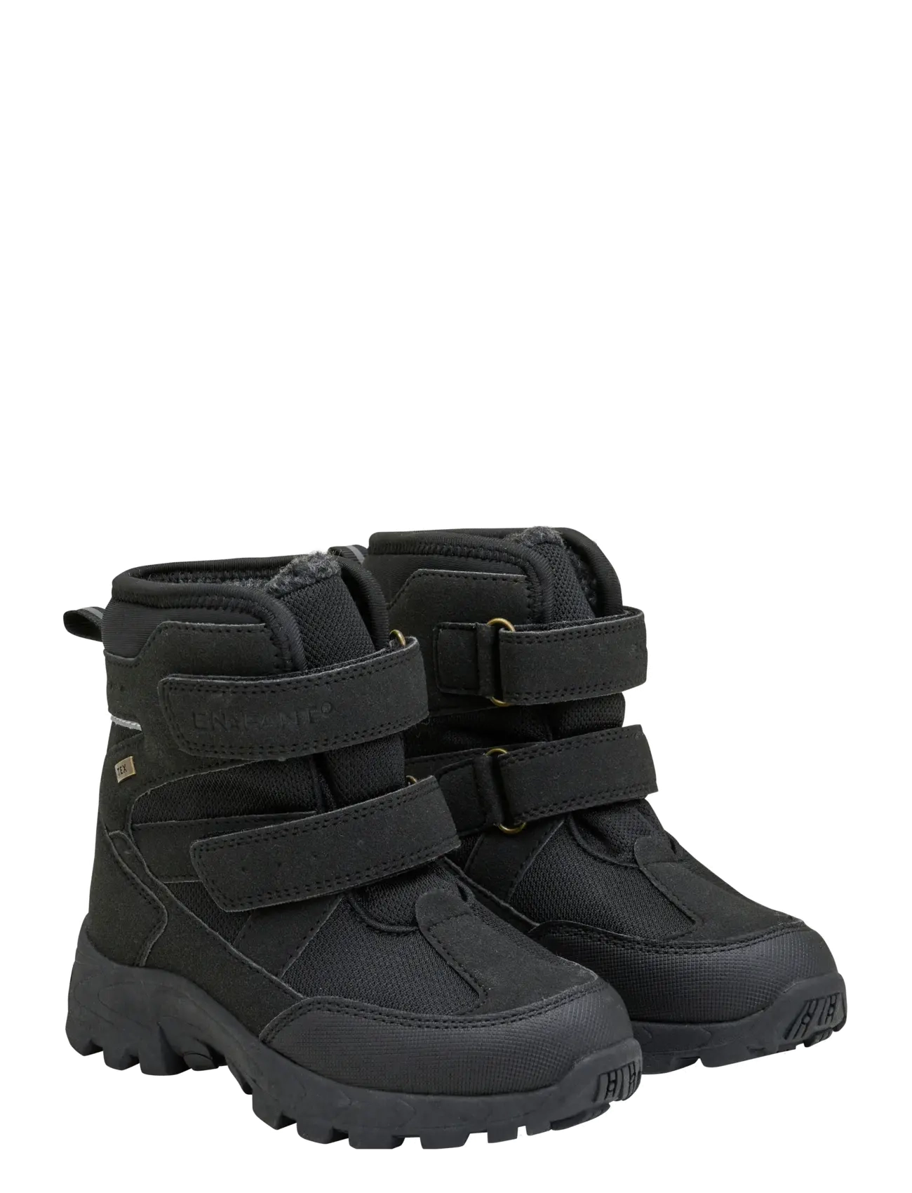 En Fant Boots Velcro TEX - Vinterstøvler - CAVIAR / black
