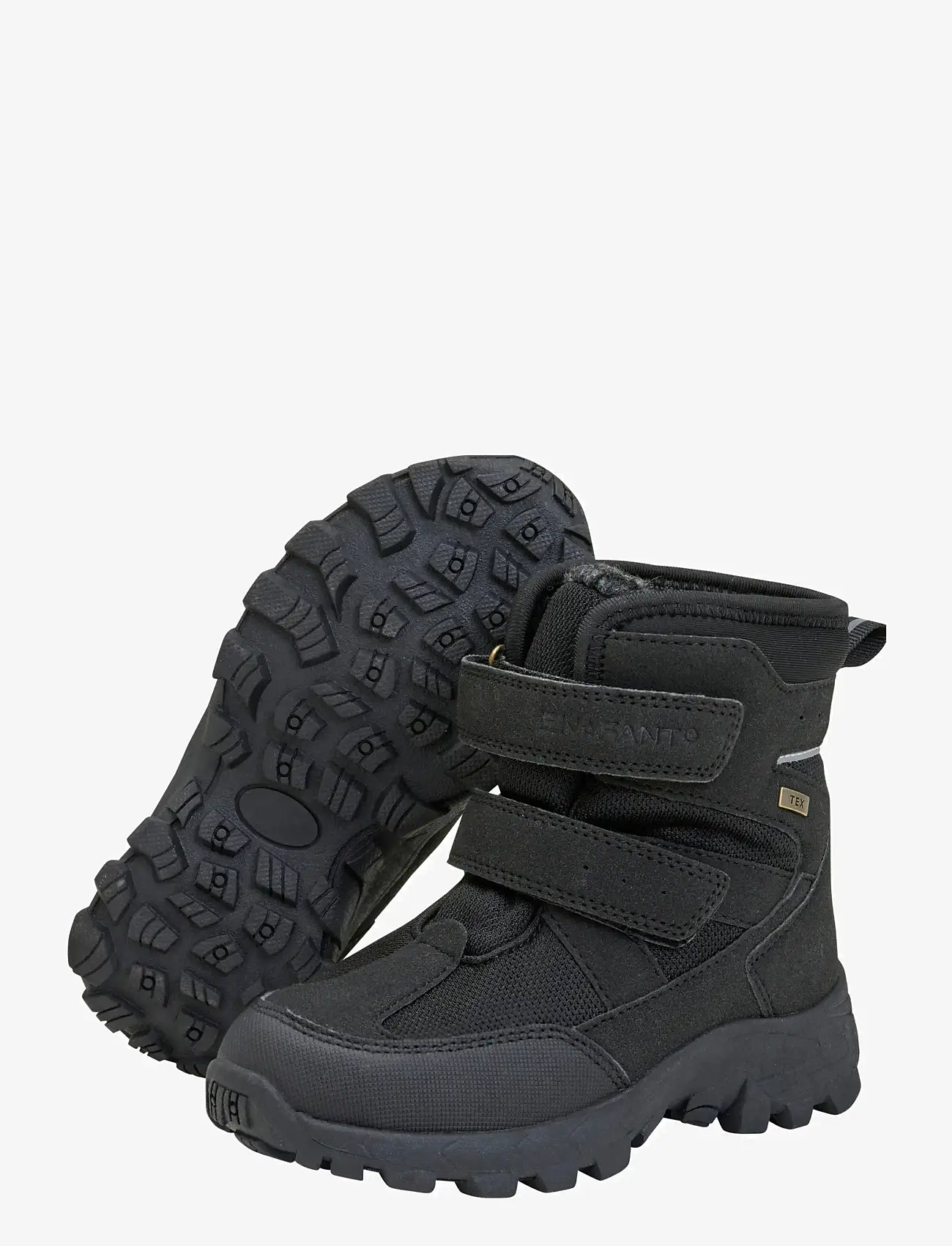 En Fant - Boots Velcro TEX - vinterstøvler - caviar - 3