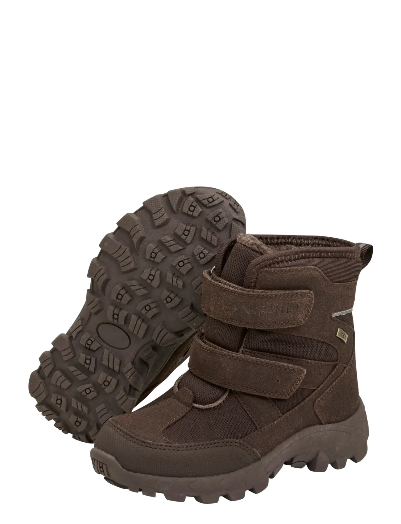 En Fant - Boots Velcro TEX - talvikengät - chocolate brown - 3