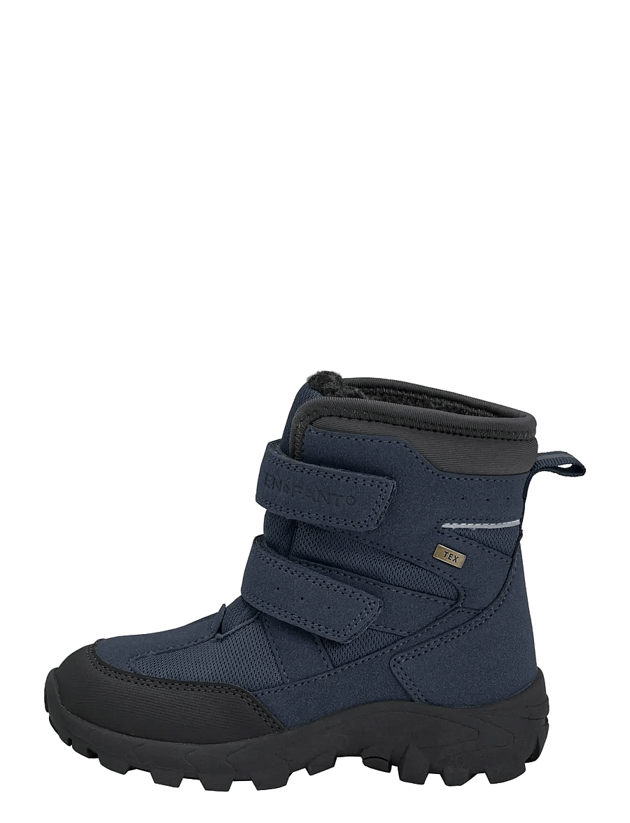 En Fant - Boots Velcro TEX - vinterstövlar - ebony - 2