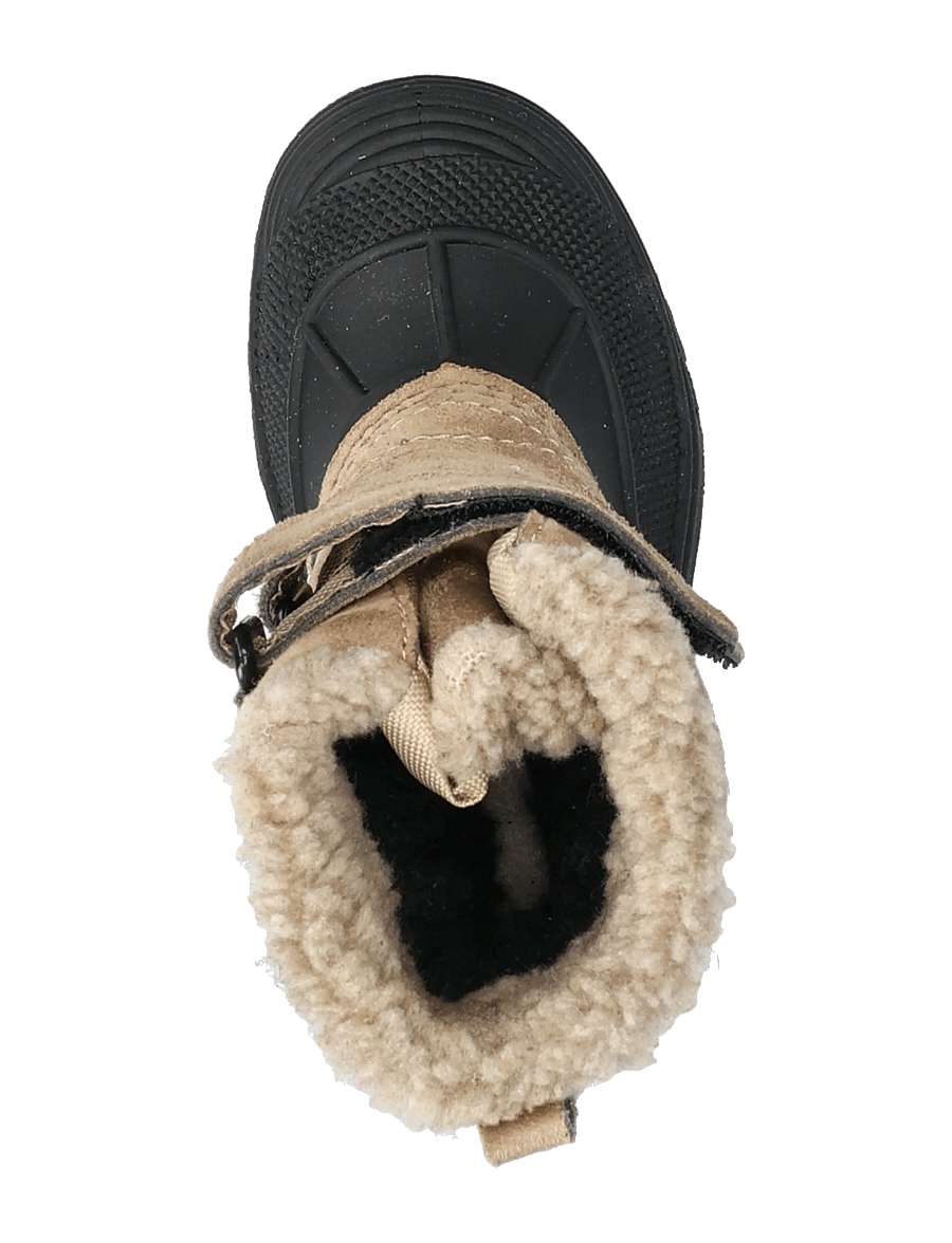 En Fant - Boots Lightweight Velcro - ziemas zābaki - sesame - 4