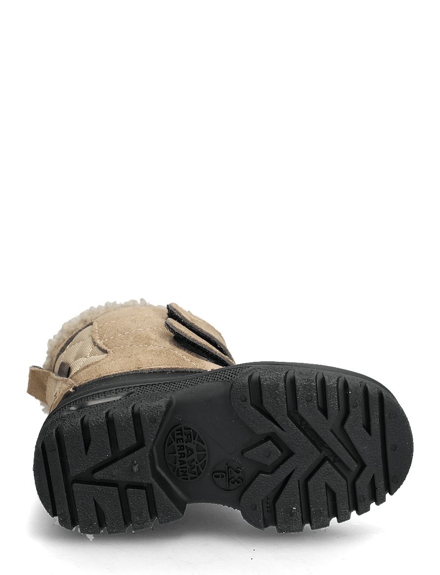 En Fant - Boots Lightweight Velcro - ziemas zābaki - sesame - 5