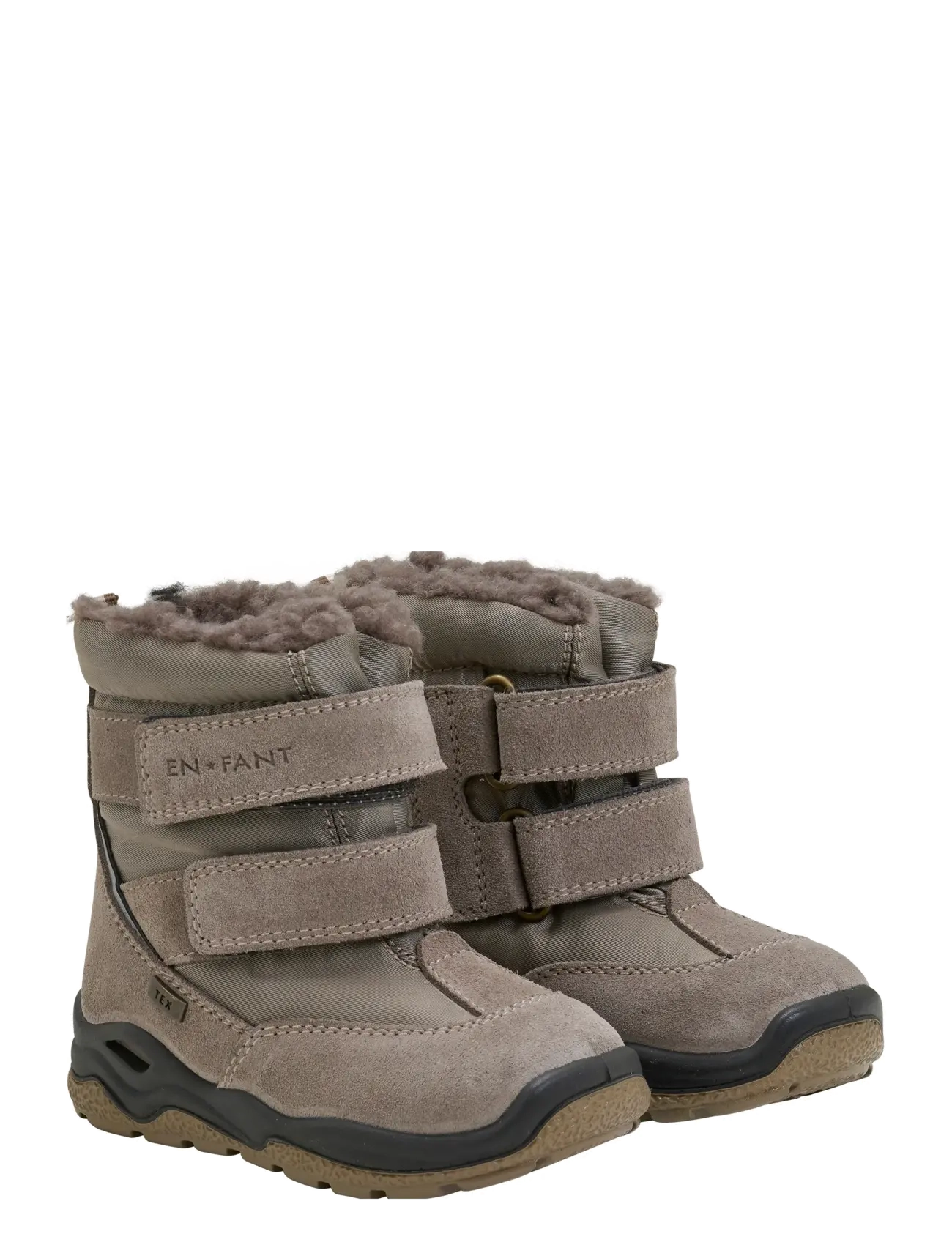 En Fant Boots Lightweight TEX Velcro - 4 for 3 - PINE BARK / grey