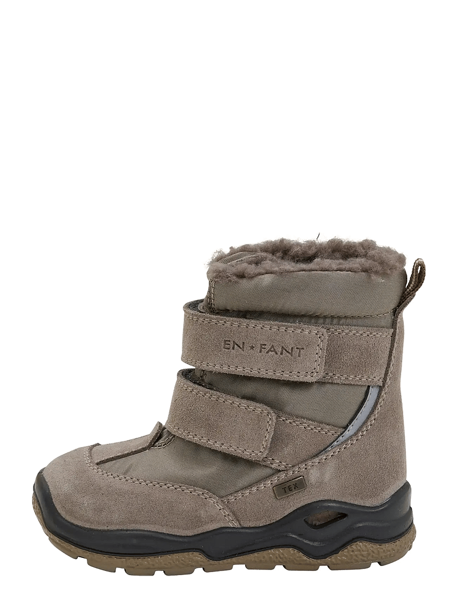 En Fant - Boots Lightweight TEX Velcro - vinterstövlar - pine bark - 2