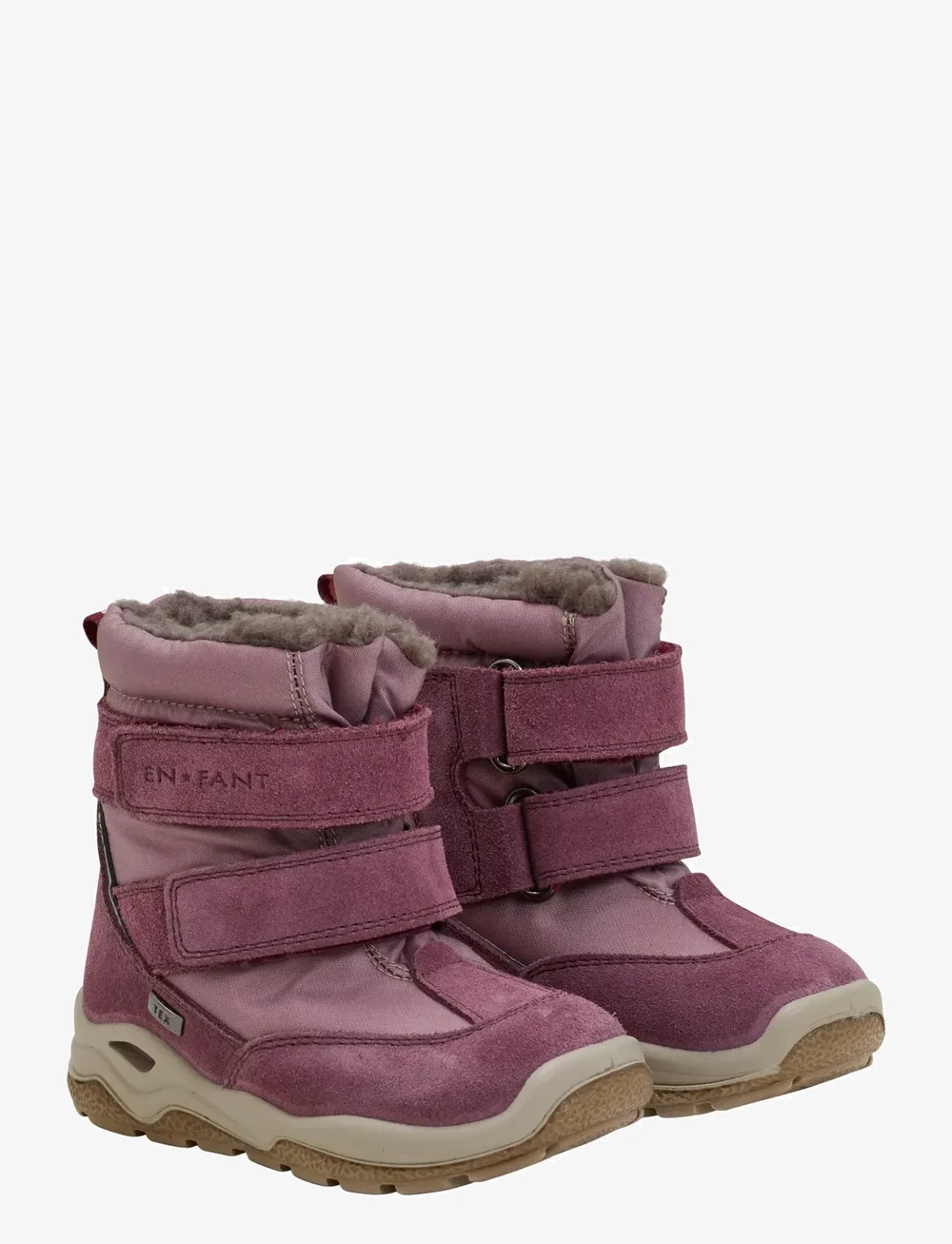 En Fant - Boots Lightweight TEX Velcro - vintersko - rose taupe - 1