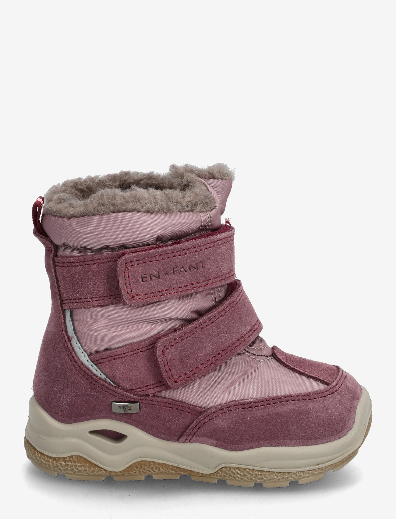 En Fant - Boots Lightweight TEX Velcro - winterstiefel - rose taupe - 2