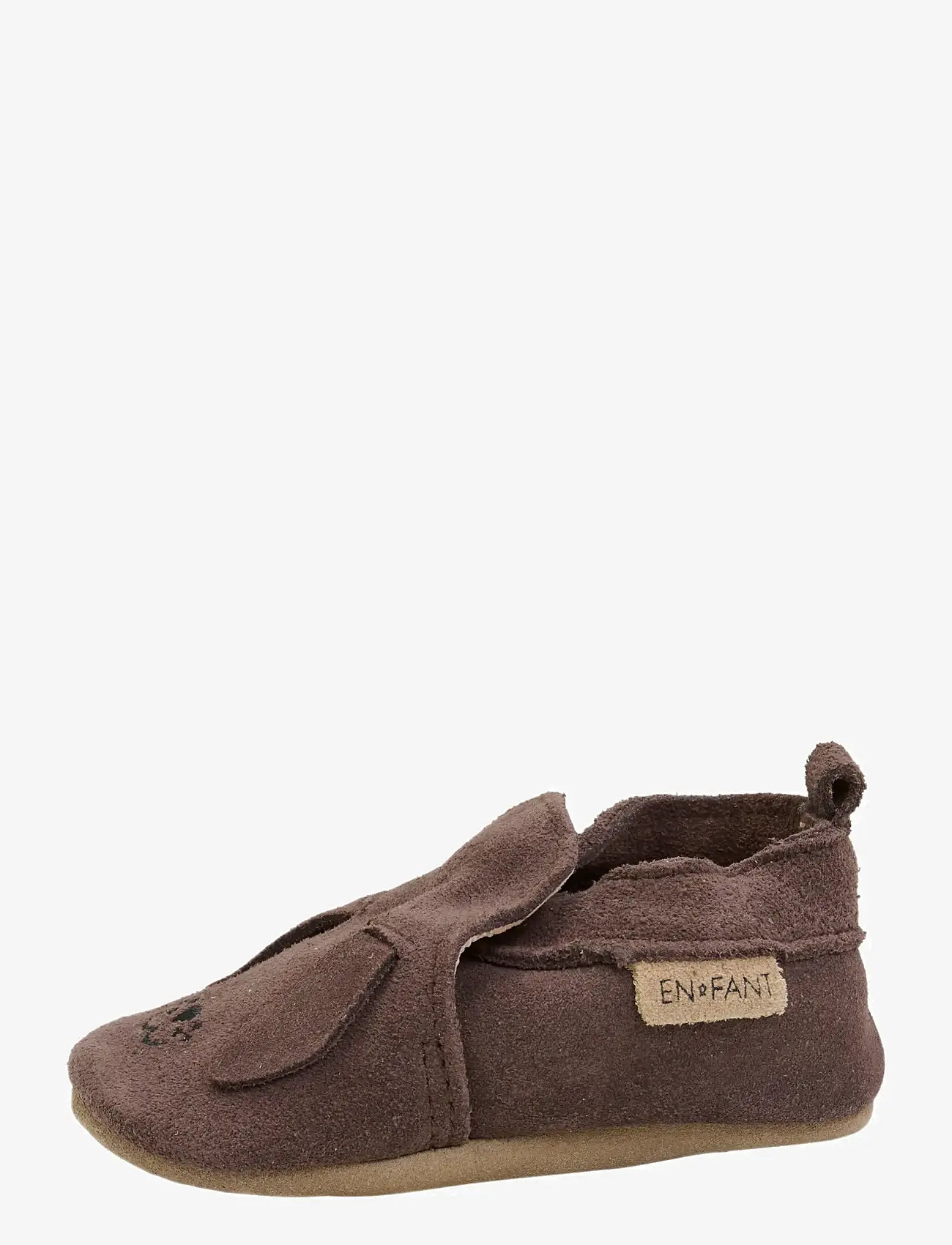 En Fant - Slippers Suede Animal - sussid - chocolate brown - 1