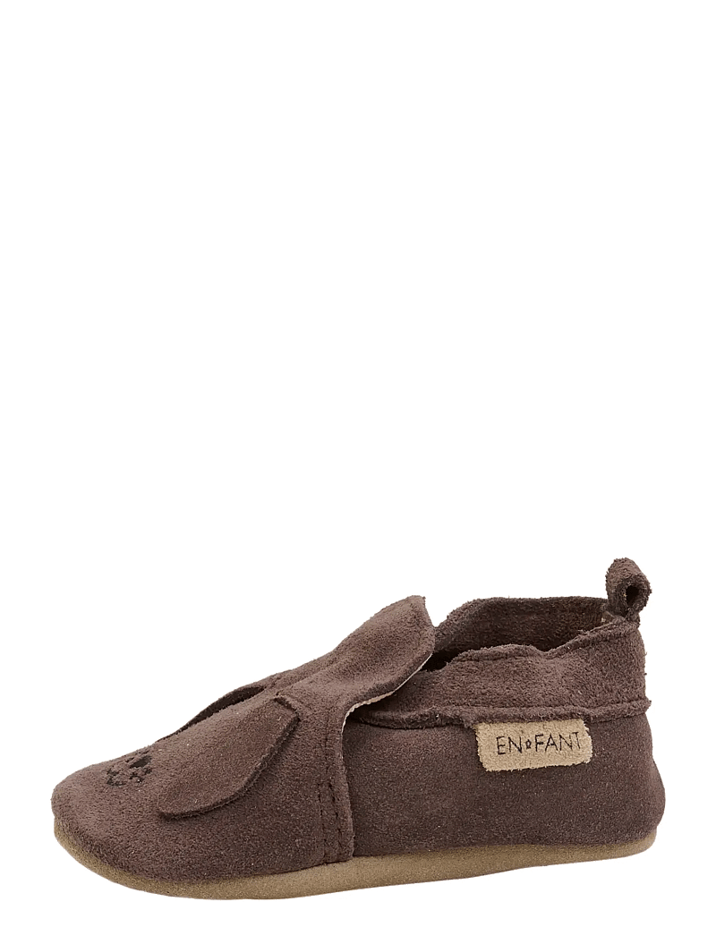 En Fant - Slippers Suede Animal - sussid - chocolate brown - 1