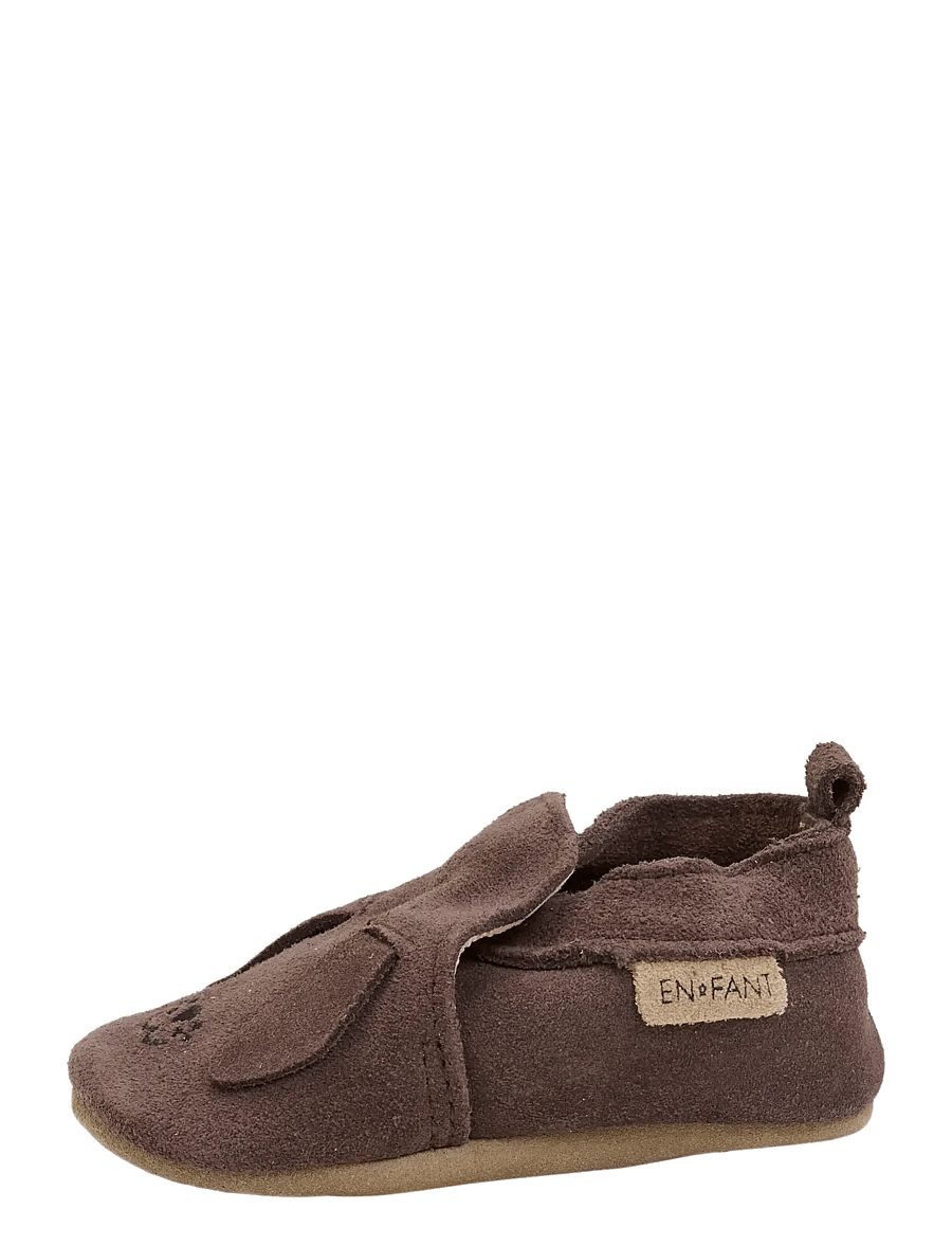 En Fant - Slippers Suede Animal - hjemmesko - chocolate brown - 1