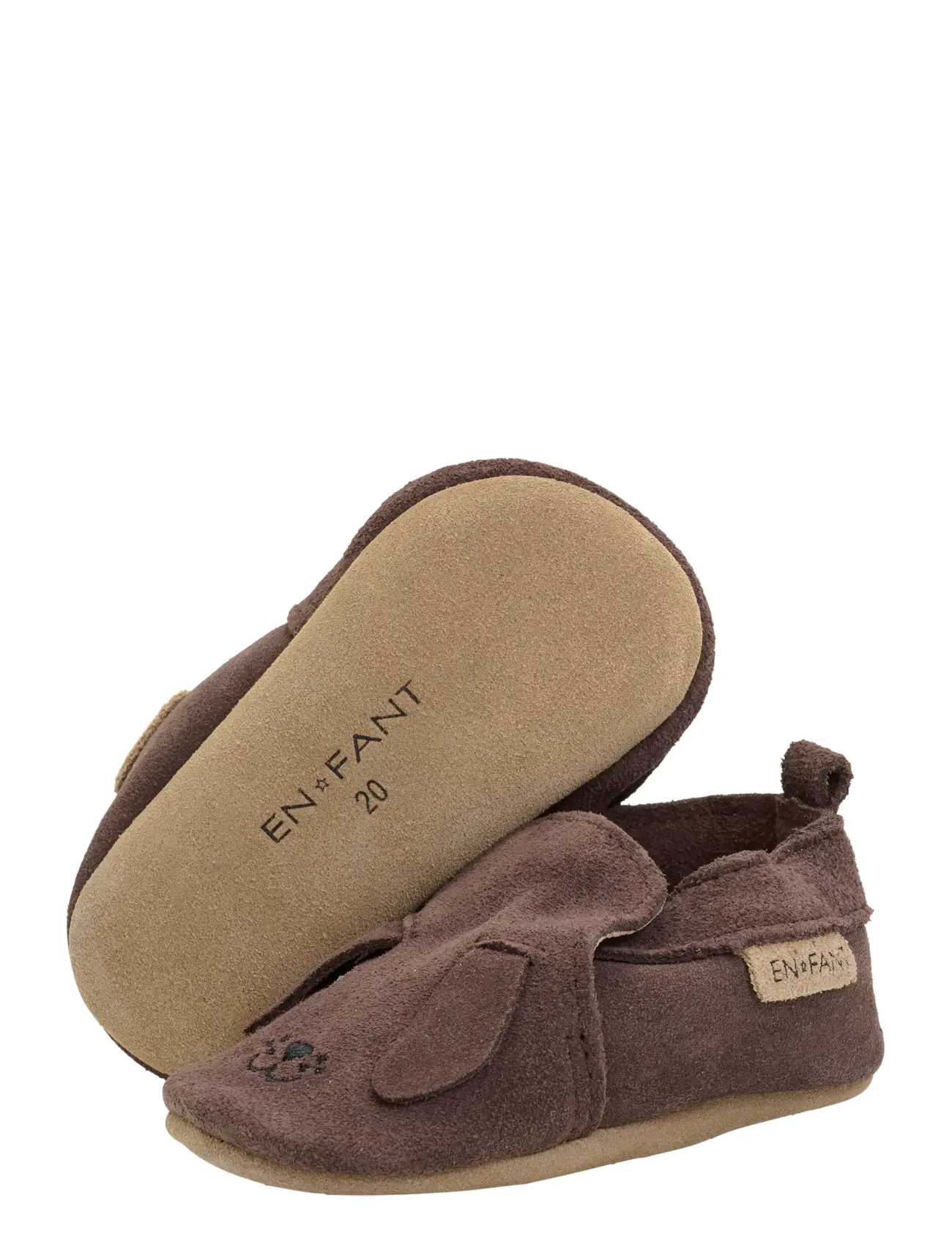 En Fant - Slippers Suede Animal - hjemmesko - chocolate brown - 2