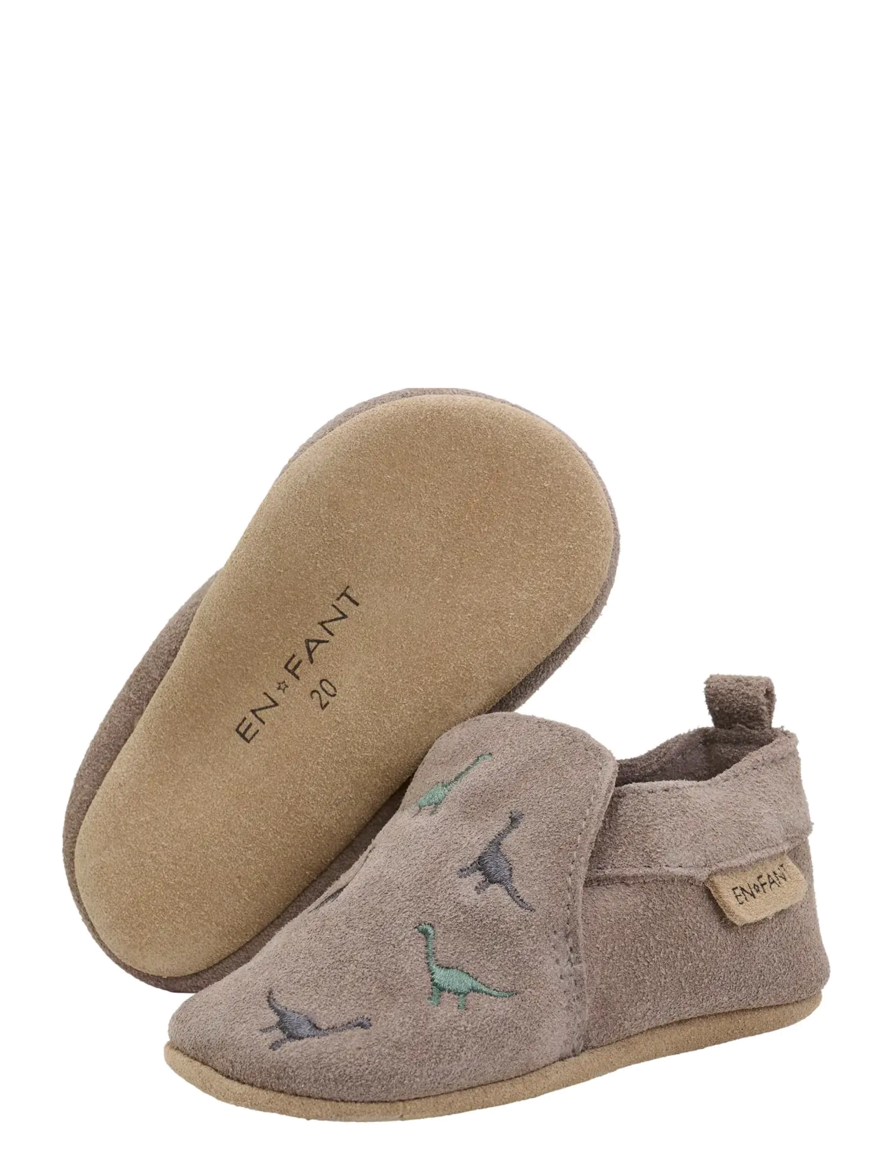 En Fant - Slippers Suede Emb. - fungi - 3