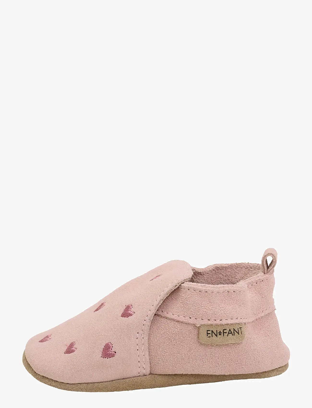 En Fant - Slippers Suede Emb. - misty rose - 1