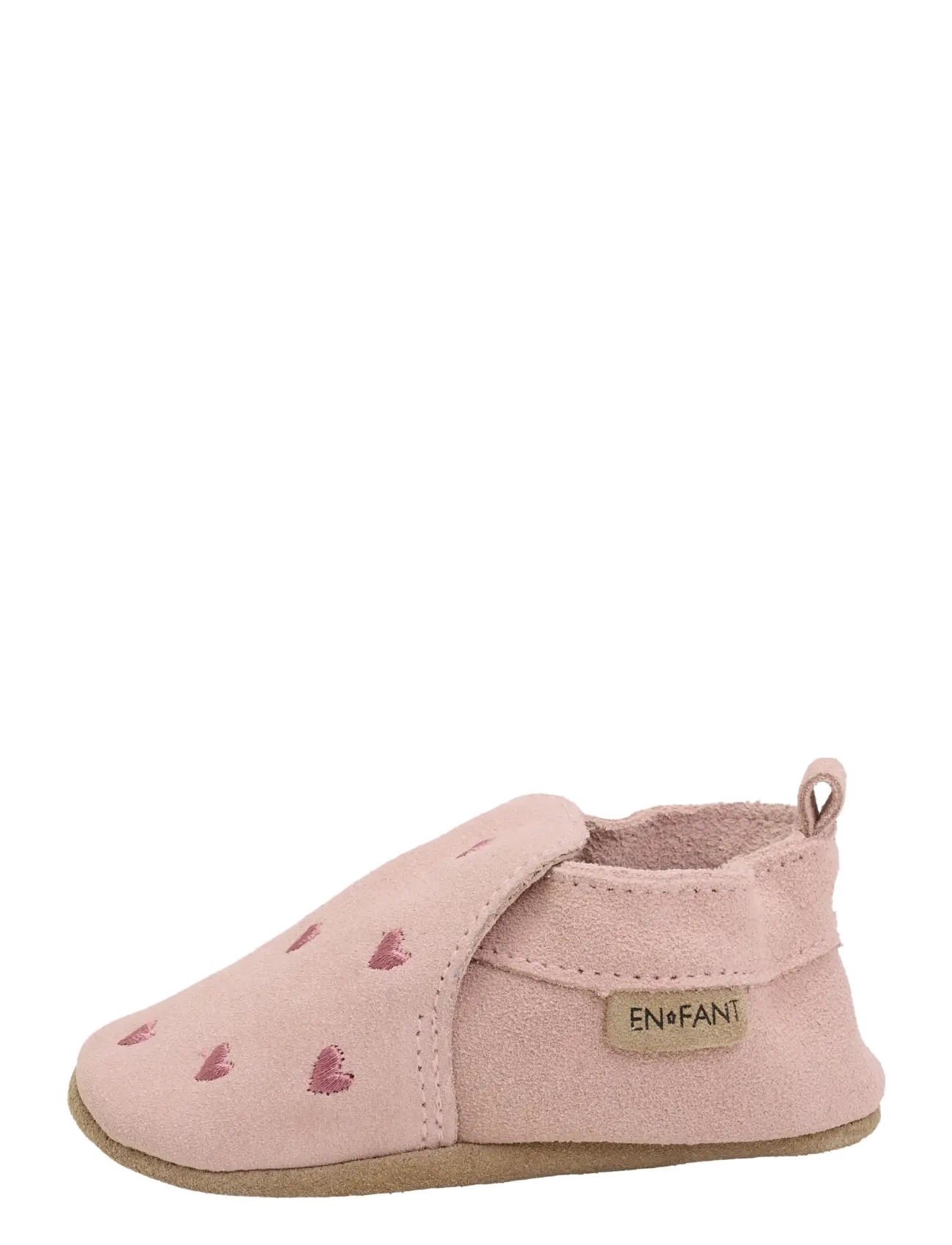 En Fant - Slippers Suede Emb. - misty rose - 1