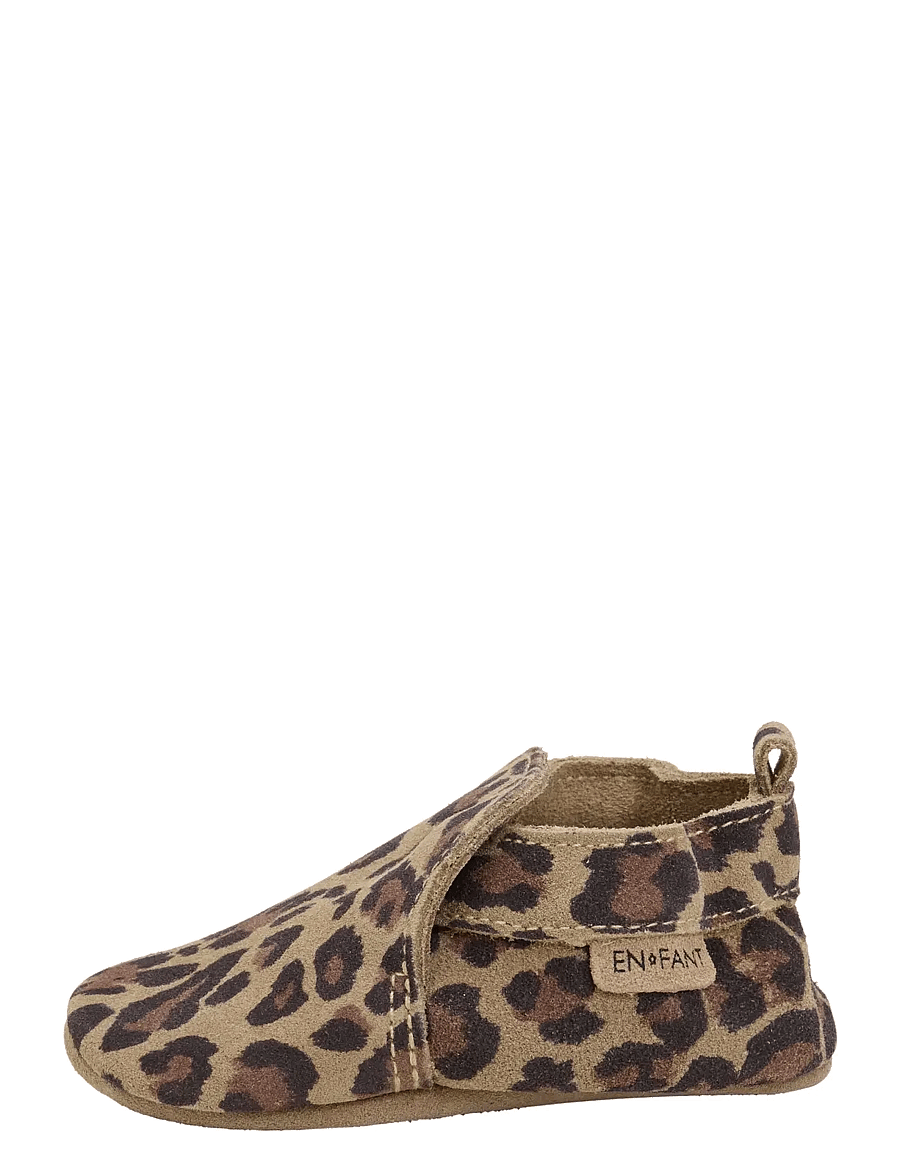 En Fant - Slippers Suede AOP - pine bark - 1