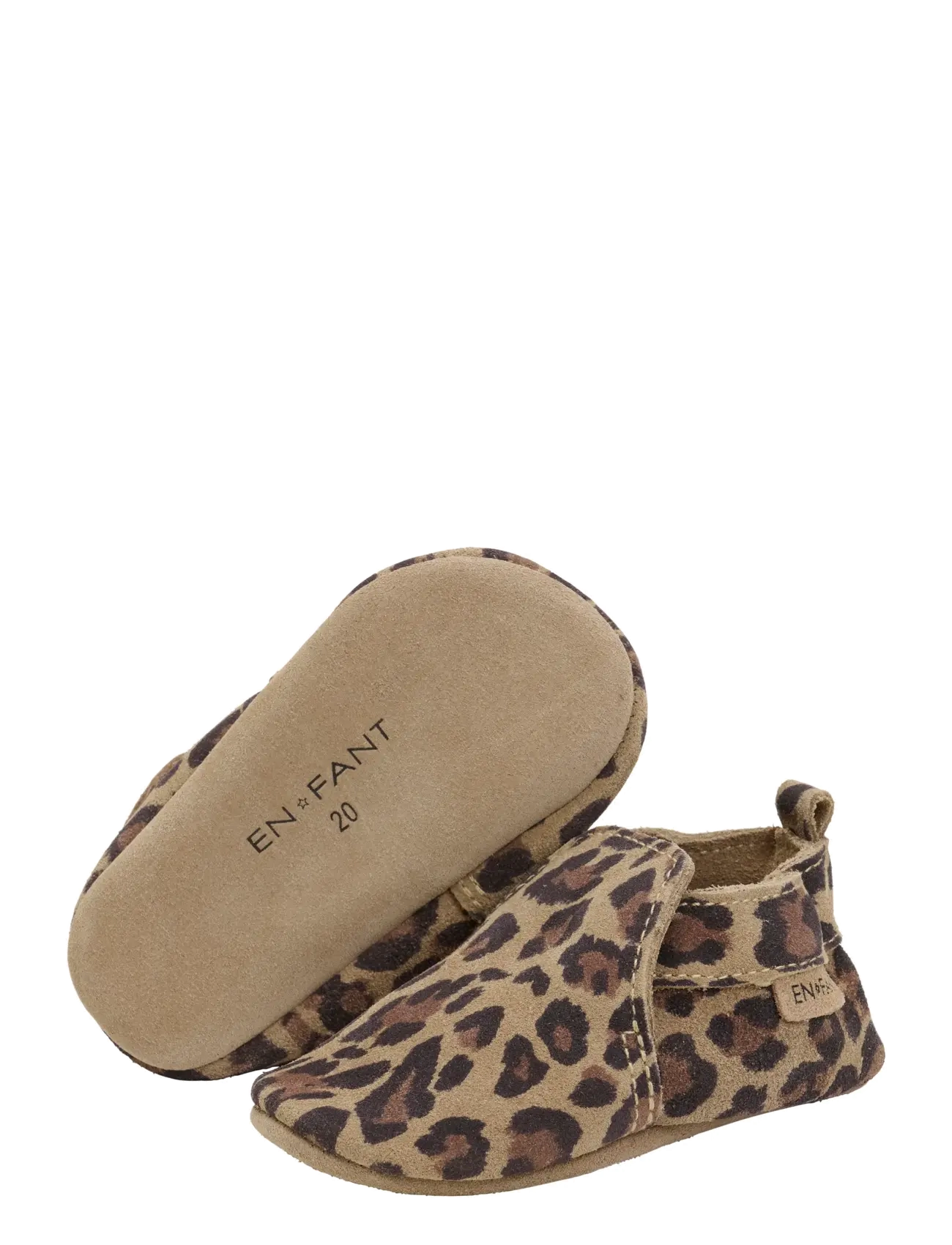 En Fant - Slippers Suede AOP - pine bark - 2