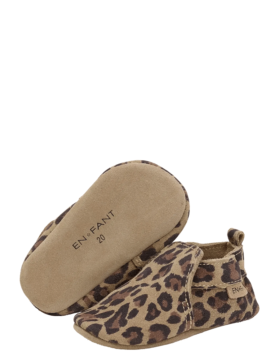 En Fant - Slippers Suede AOP - pine bark - 2