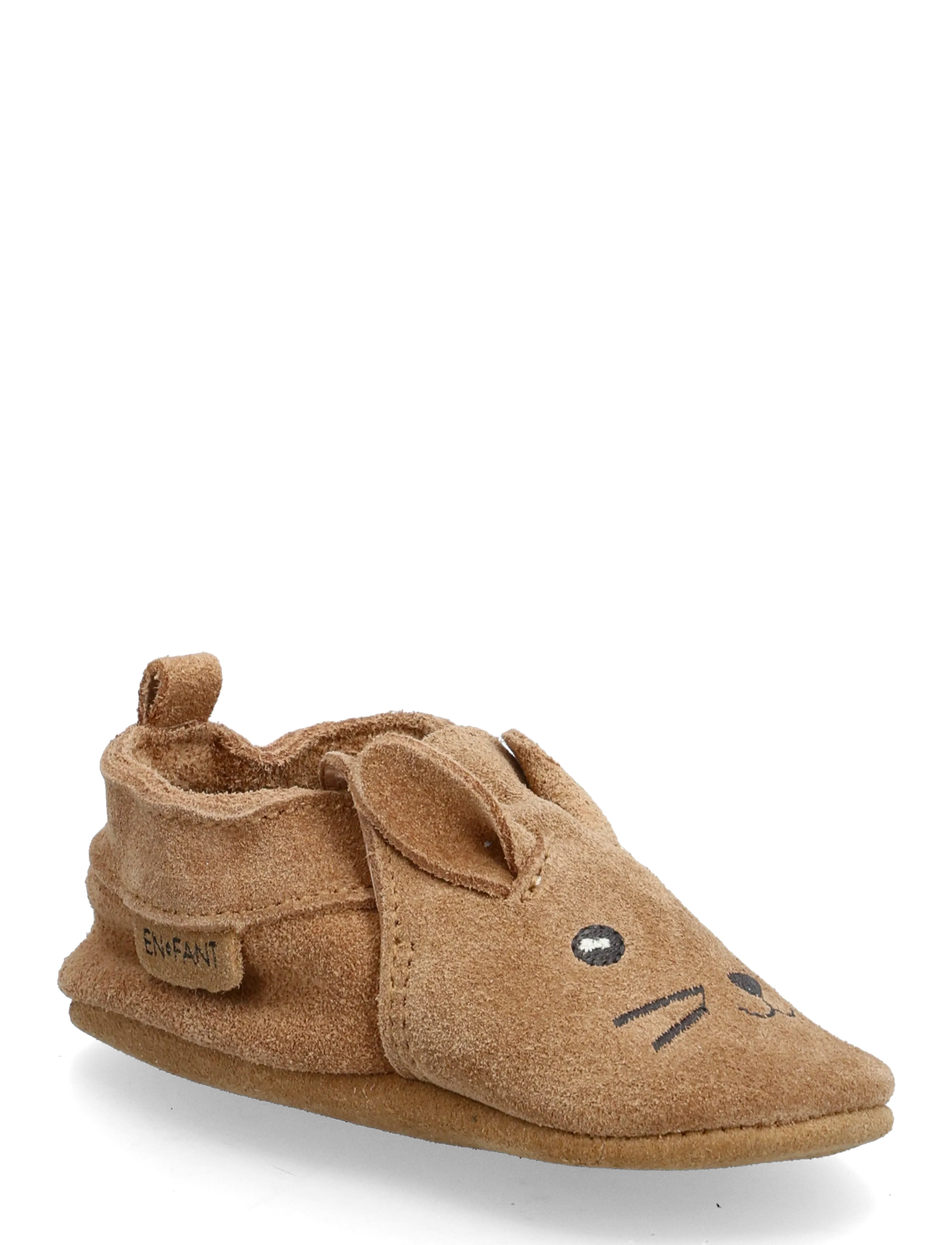 En Fant Slippers Suede, 23, Schuhe, Braun - & Indoor Kinder