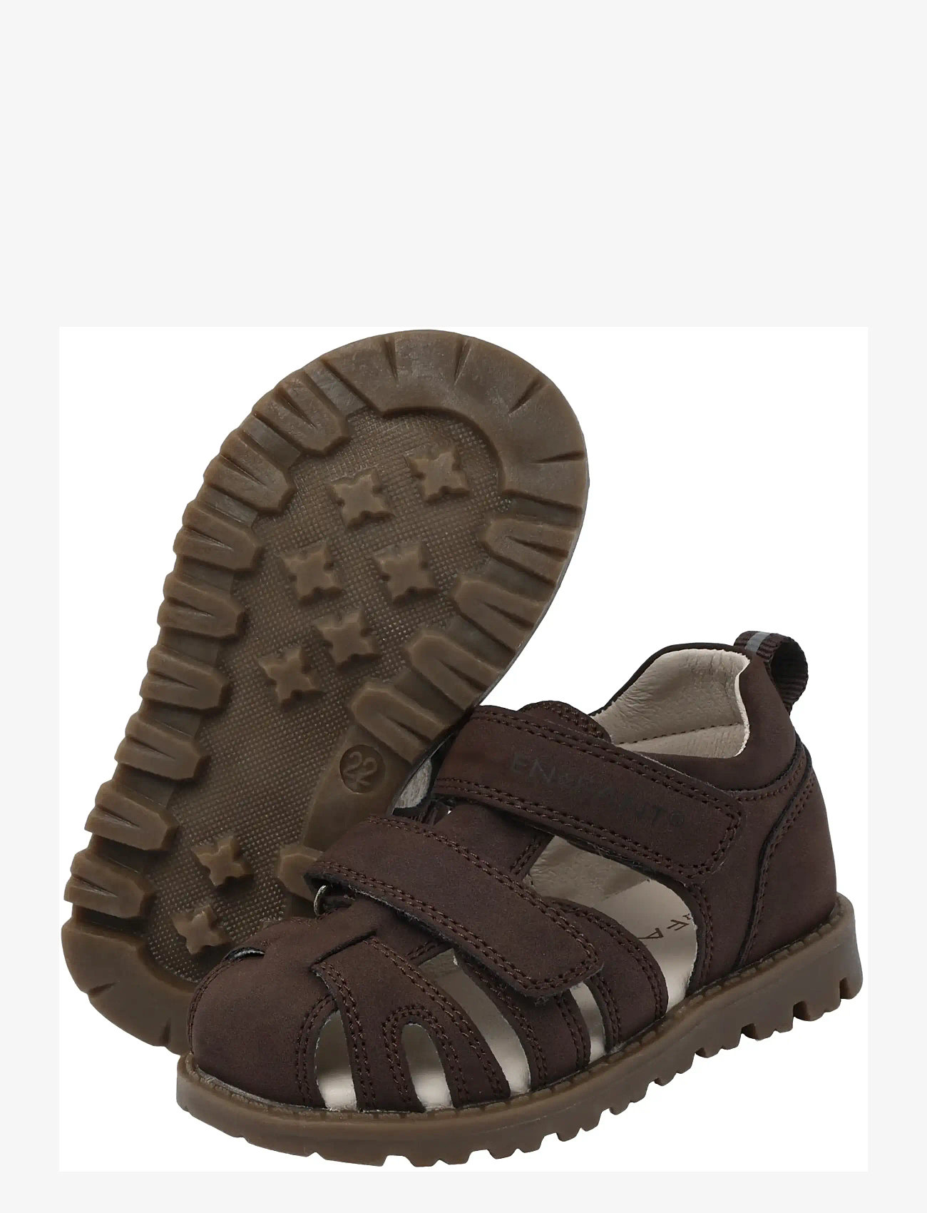 En Fant - Sandal Velcro - sandaler - morel - 2