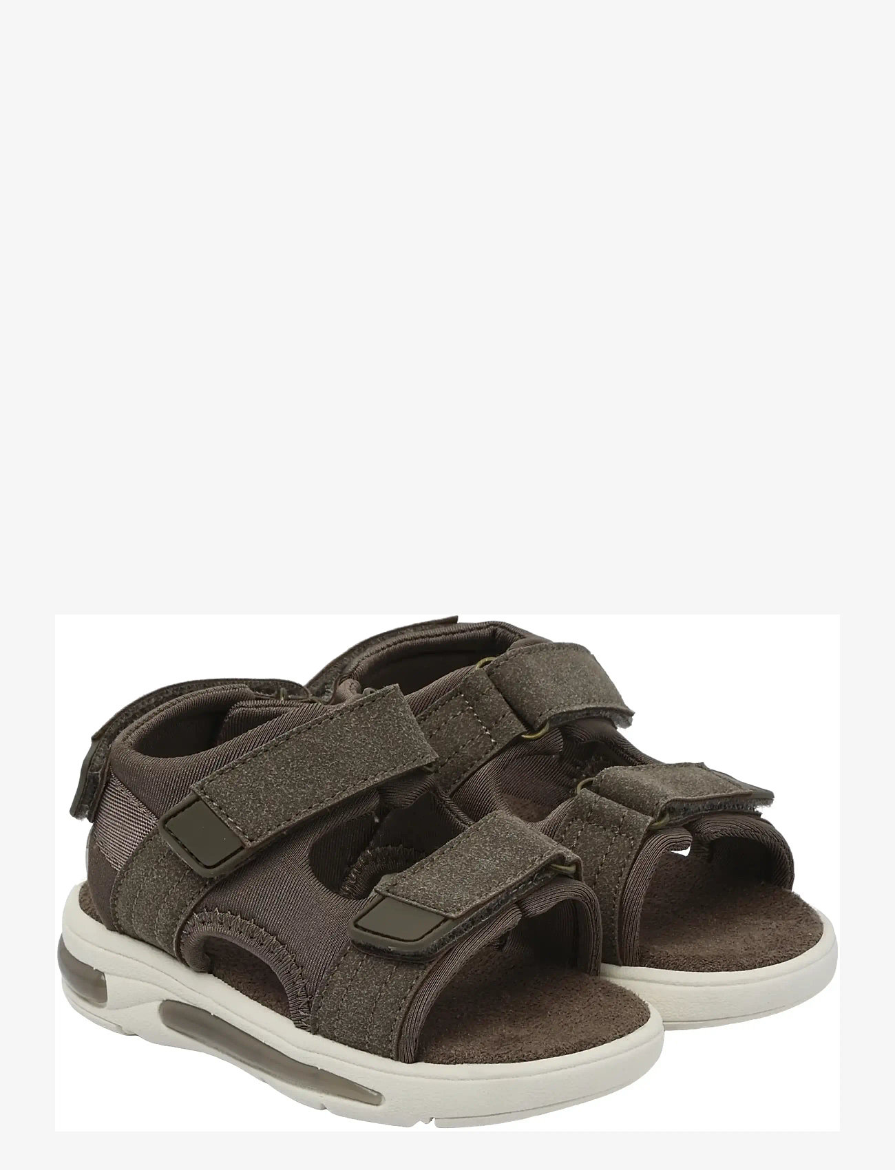 En Fant - Sandals Velcro w. Light - sandaler - morel - 1