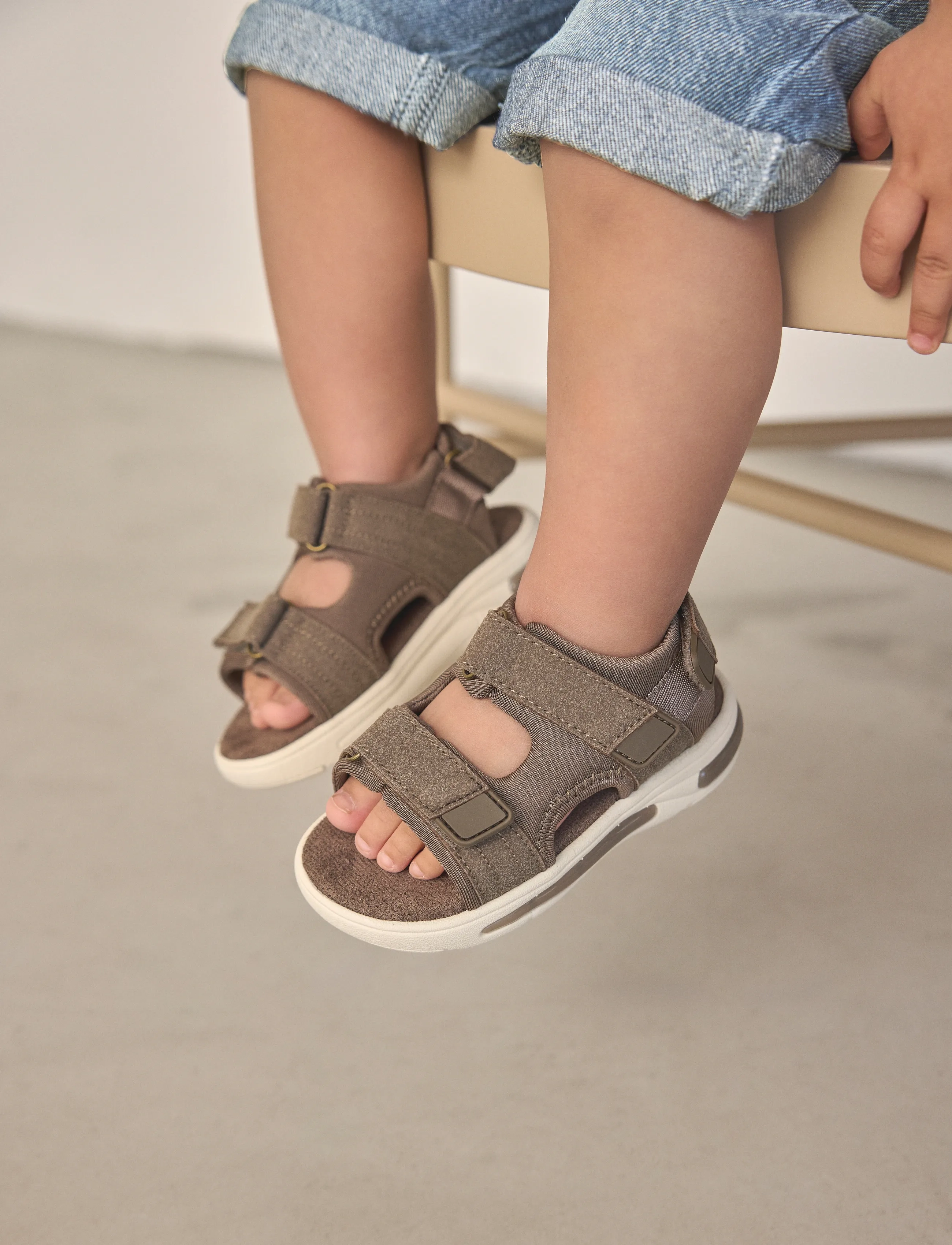 En Fant Sandals Velcro W. Light, 27, Summer Schuhe, Braun - Sandals, Kinder