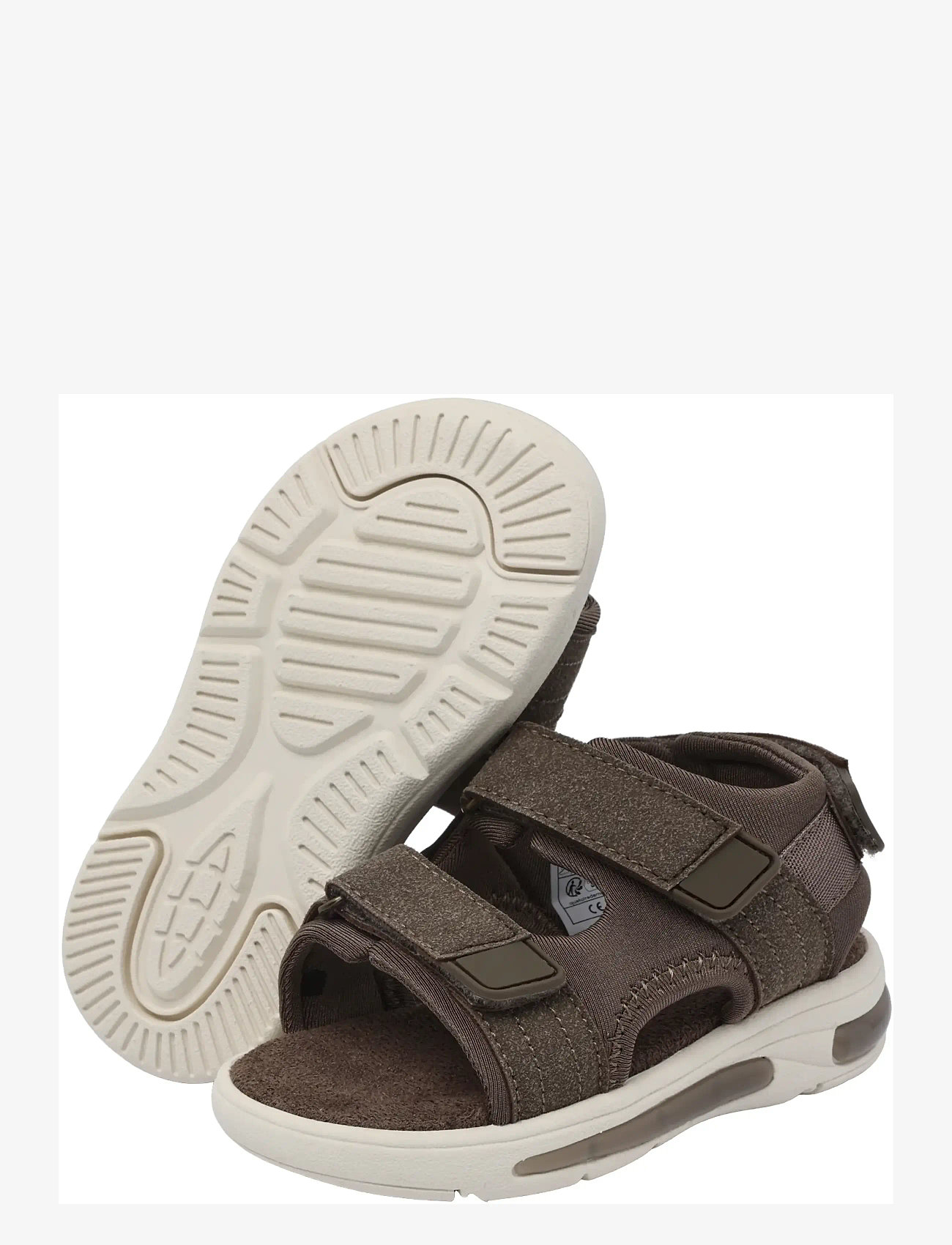 En Fant - Sandals Velcro w. Light - sandaler - morel - 3