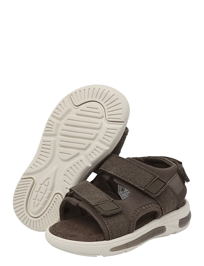 En Fant - Sandals Velcro w. Light - sandaler - morel - 3