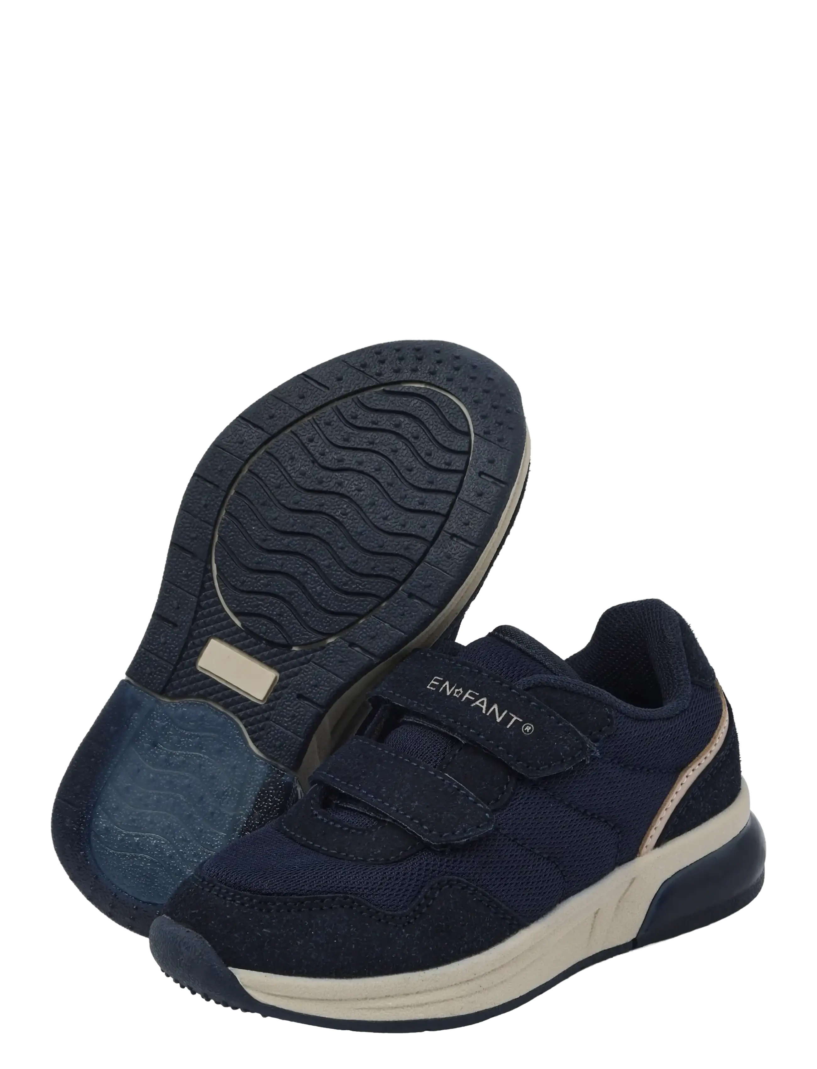 En Fant - Sneakers Velcro w. Light - kõrge säärega tossud - parisian night - 3