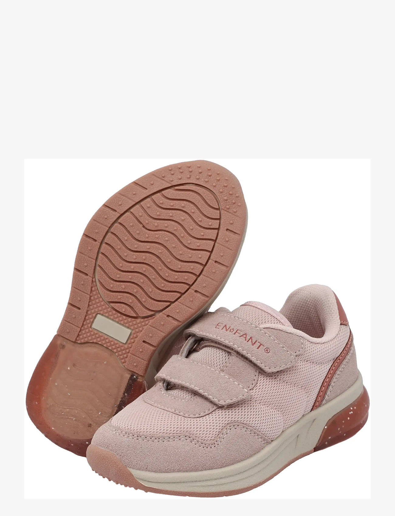En Fant - Sneakers Velcro w. Light - low tops - sepia rose - 3