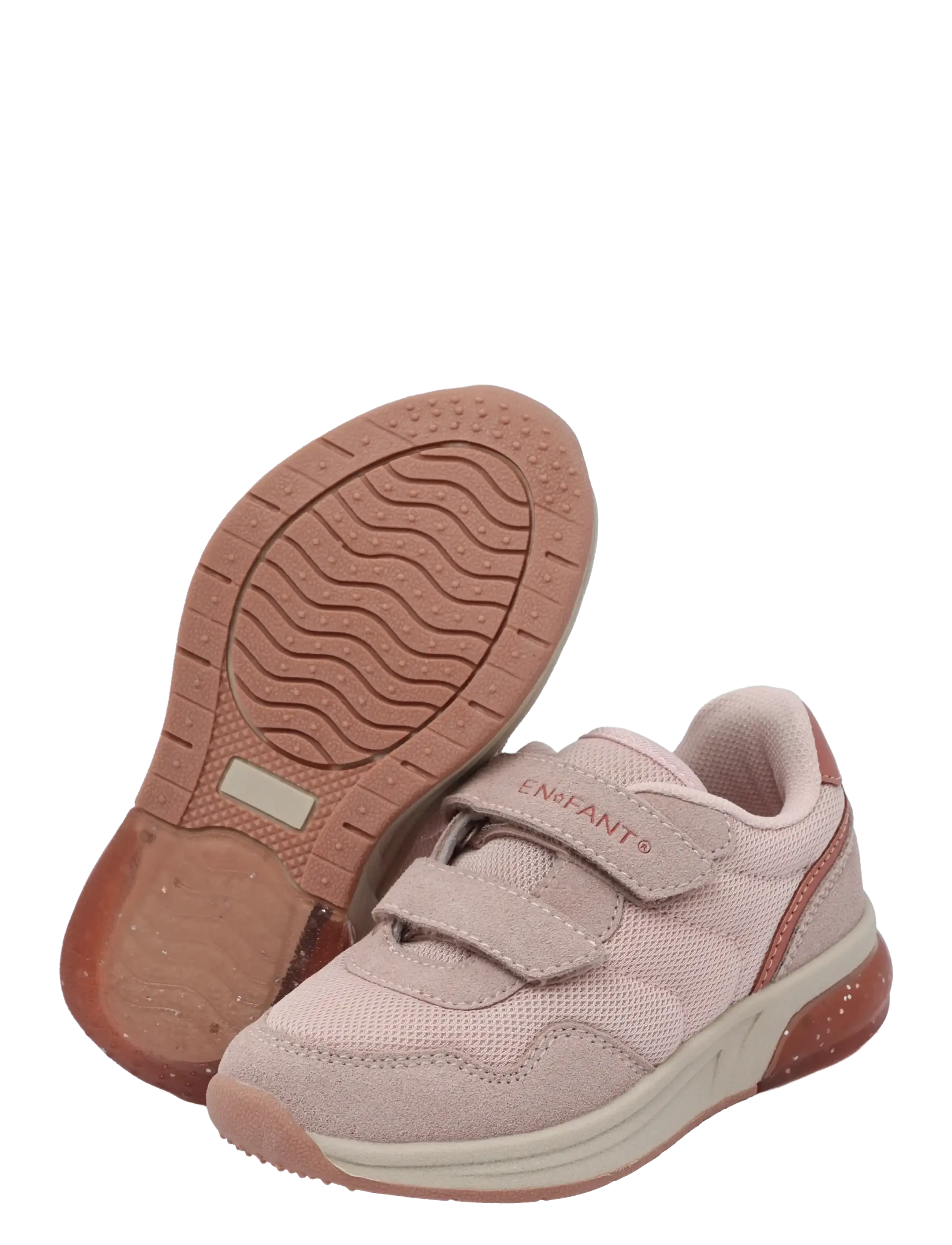 En Fant - Sneakers Velcro w. Light - kõrge säärega tossud - sepia rose - 3