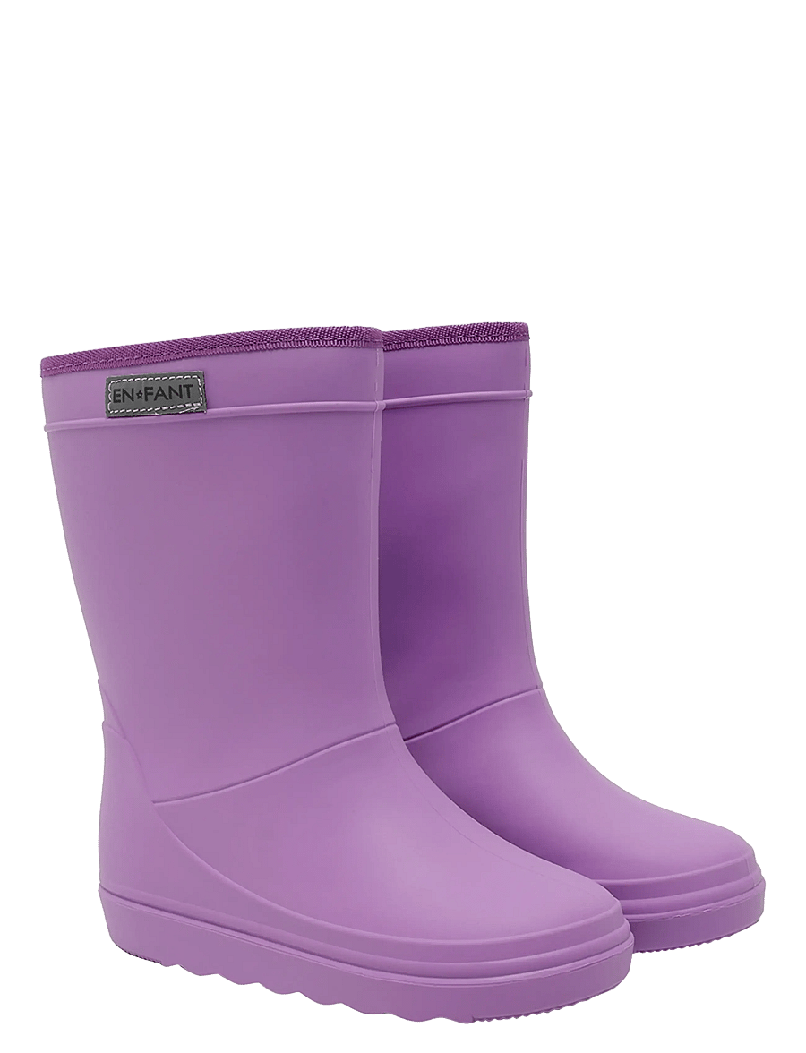 En Fant - Thermo Boots Solid - lined rubberboots - bellflower - 1
