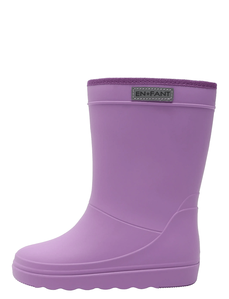En Fant - Thermo Boots Solid - lined rubberboots - bellflower - 2