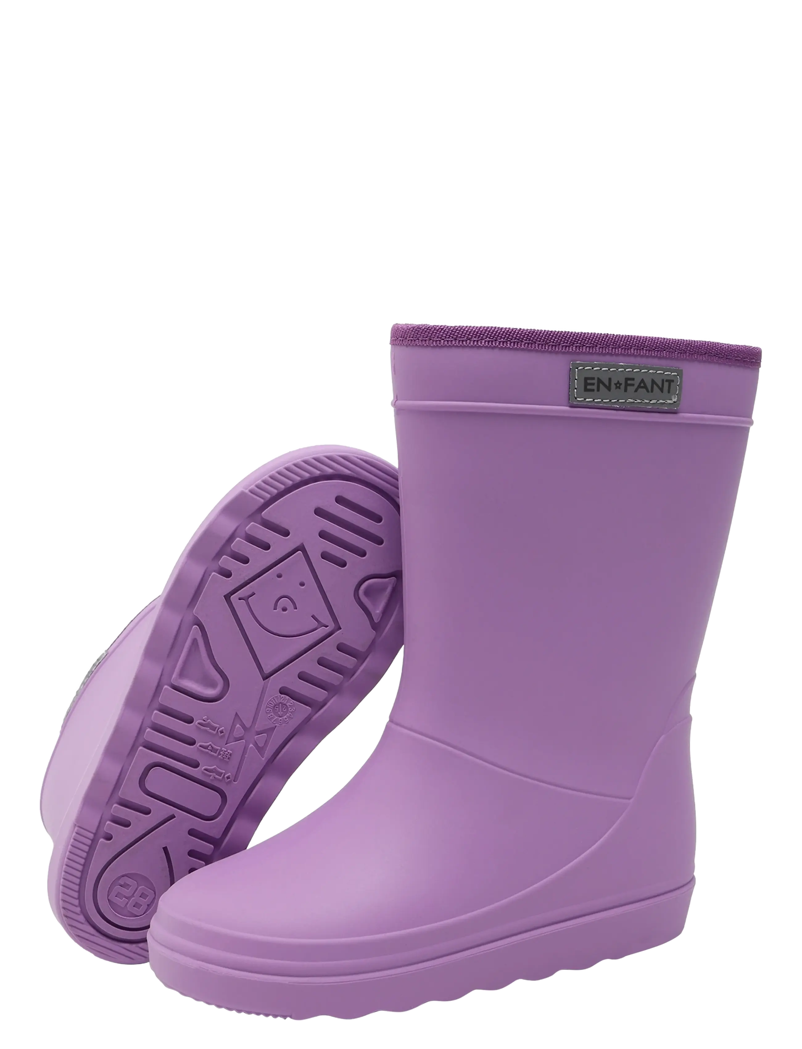 En Fant - Thermo Boots Solid - lined rubberboots - bellflower - 3