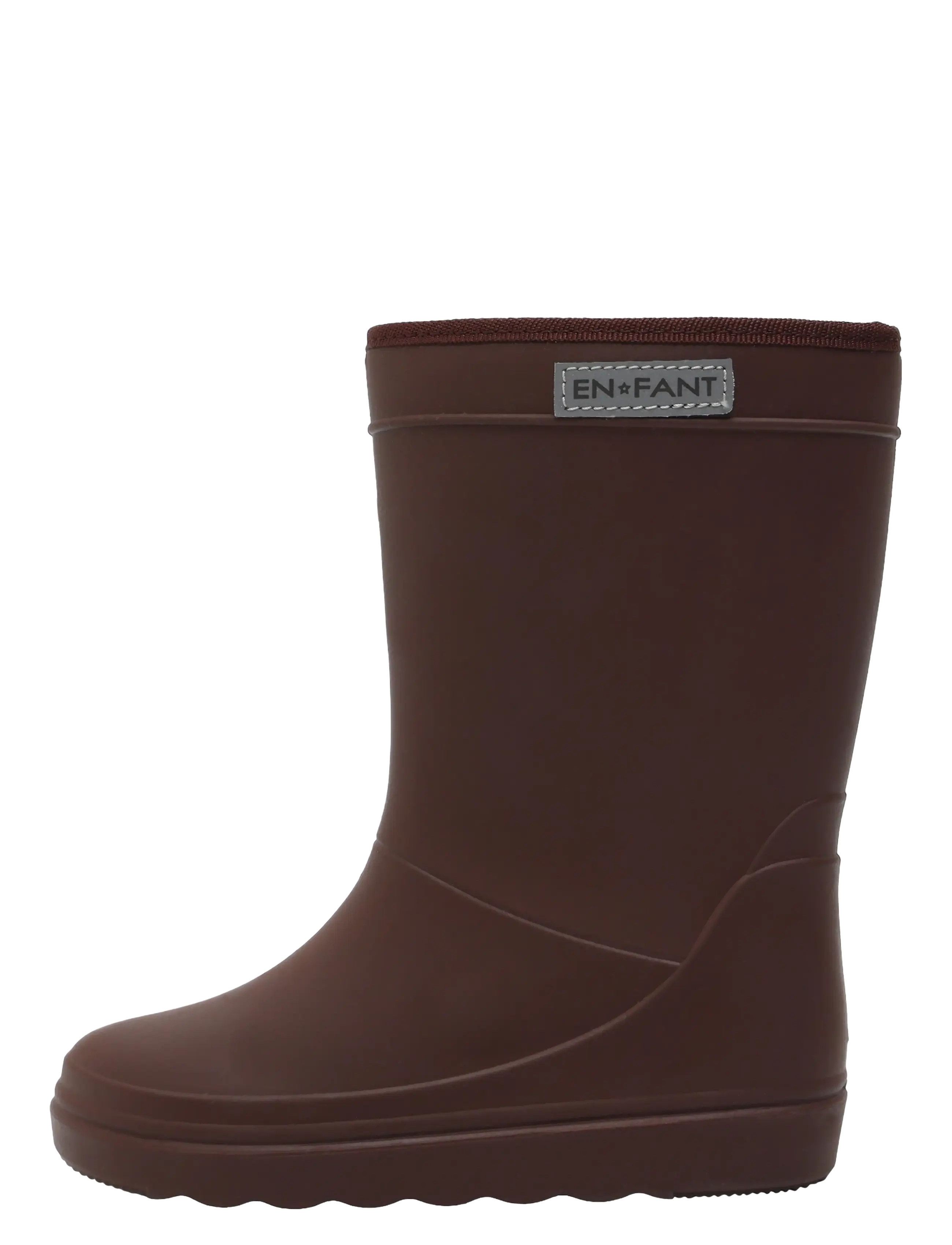 En Fant - Thermo Boots Solid - lined rubberboots - coffee bean - 1