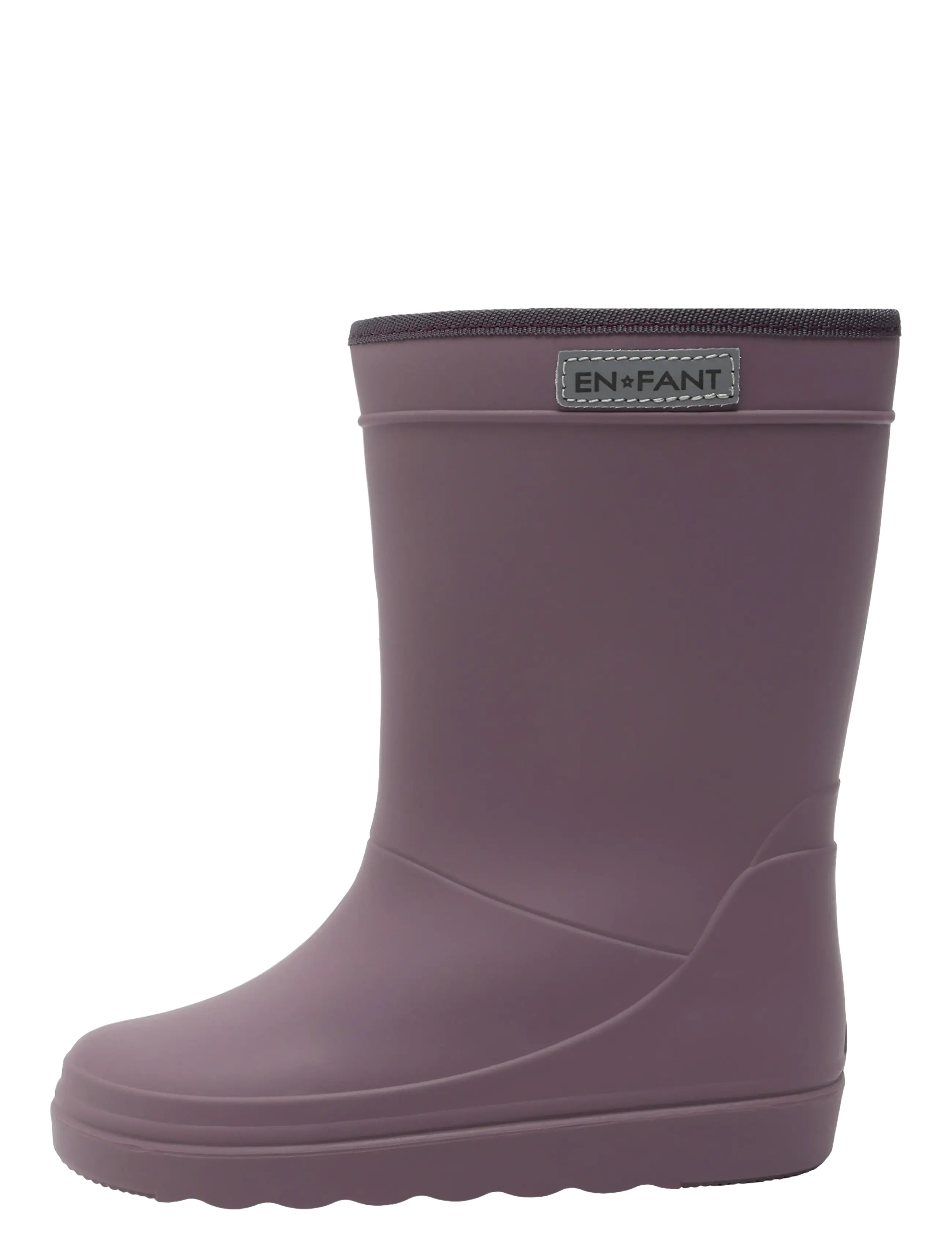 En Fant - Thermo Boots Solid - lined rubberboots - flint - 2