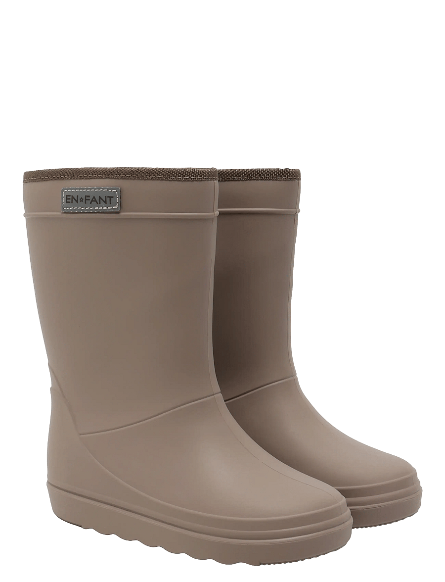 En Fant - Thermo Boots Solid - pine bark - 1