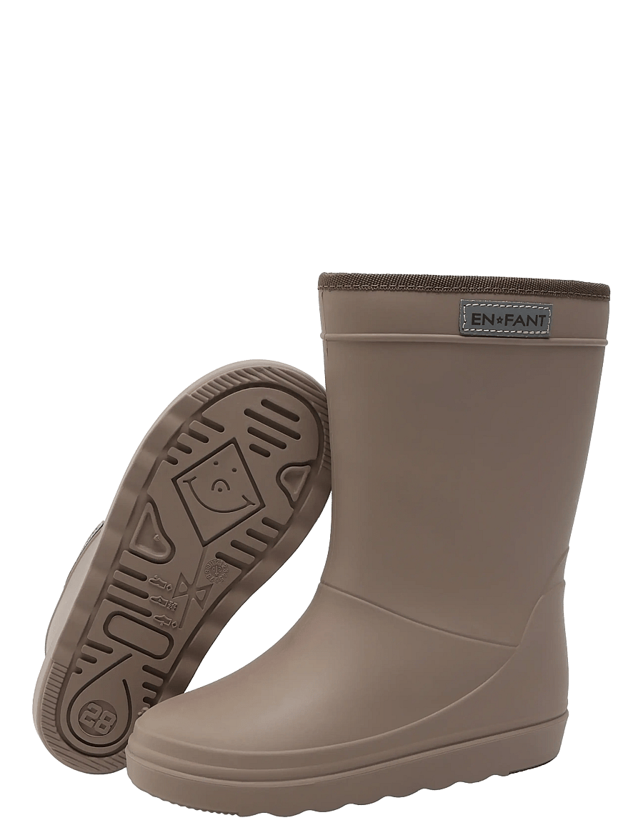 En Fant - Thermo Boots Solid - pine bark - 3