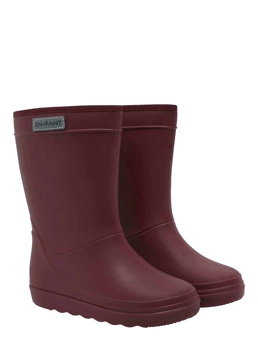 En Fant - Thermo Boots Solid - lined rubberboots - port royale - 1