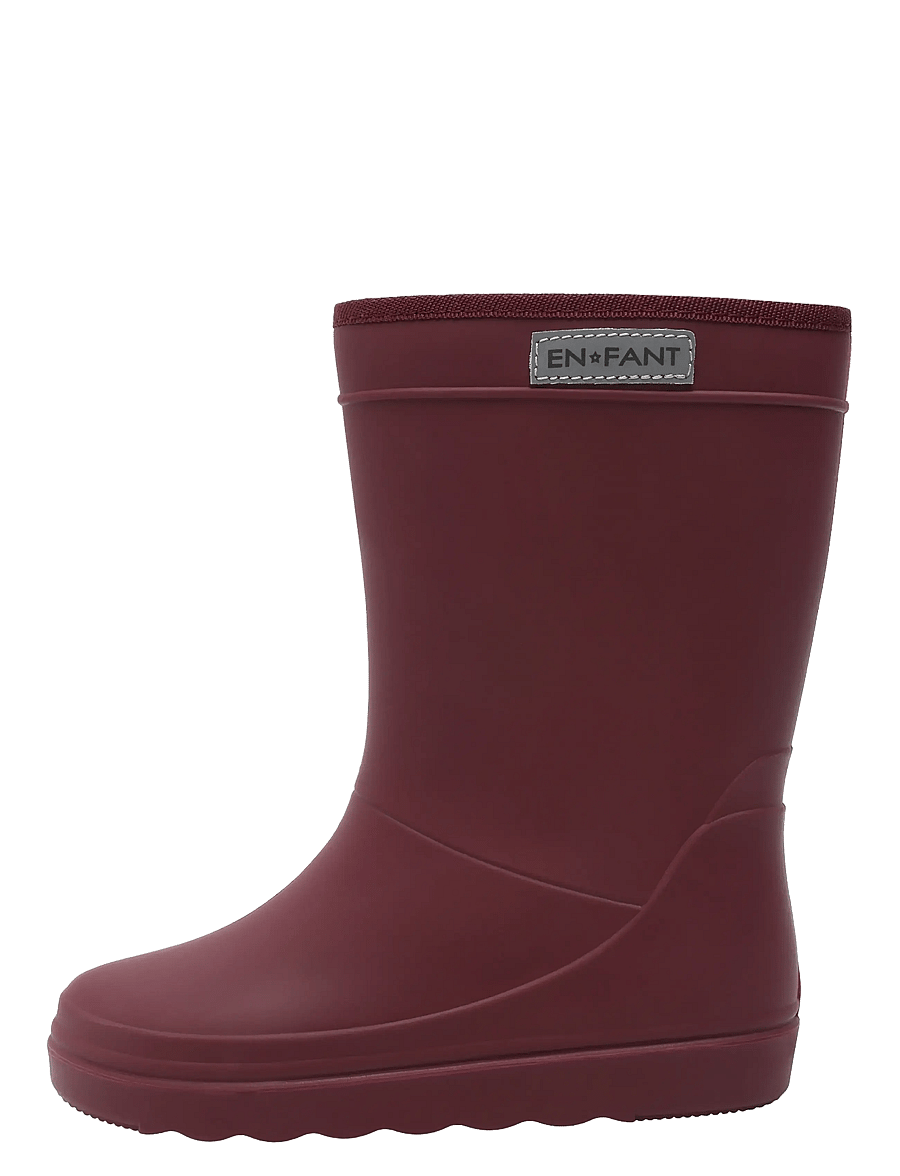 En Fant - Thermo Boots Solid - lined rubberboots - port royale - 2