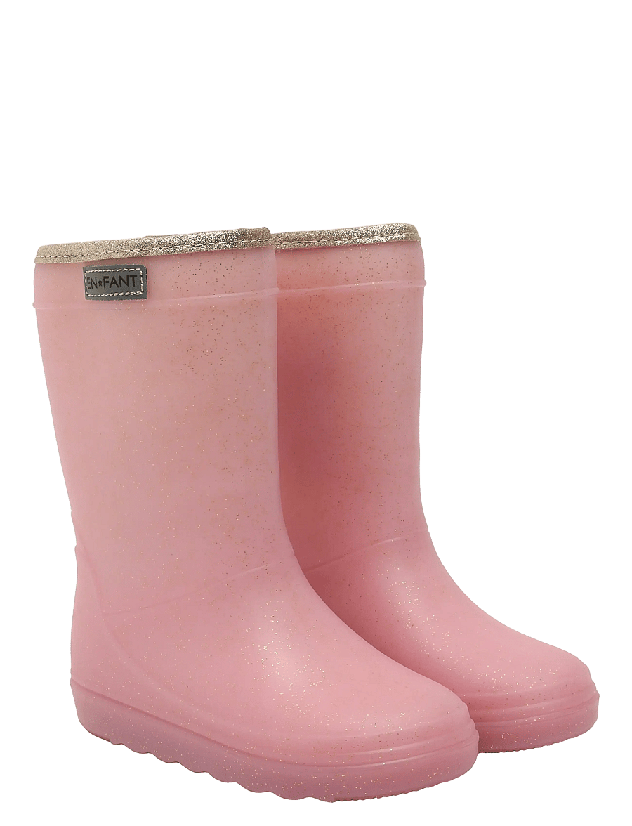En Fant - Thermo Boots Glitter - fodrade gummistövlar - cashmere rose - 0