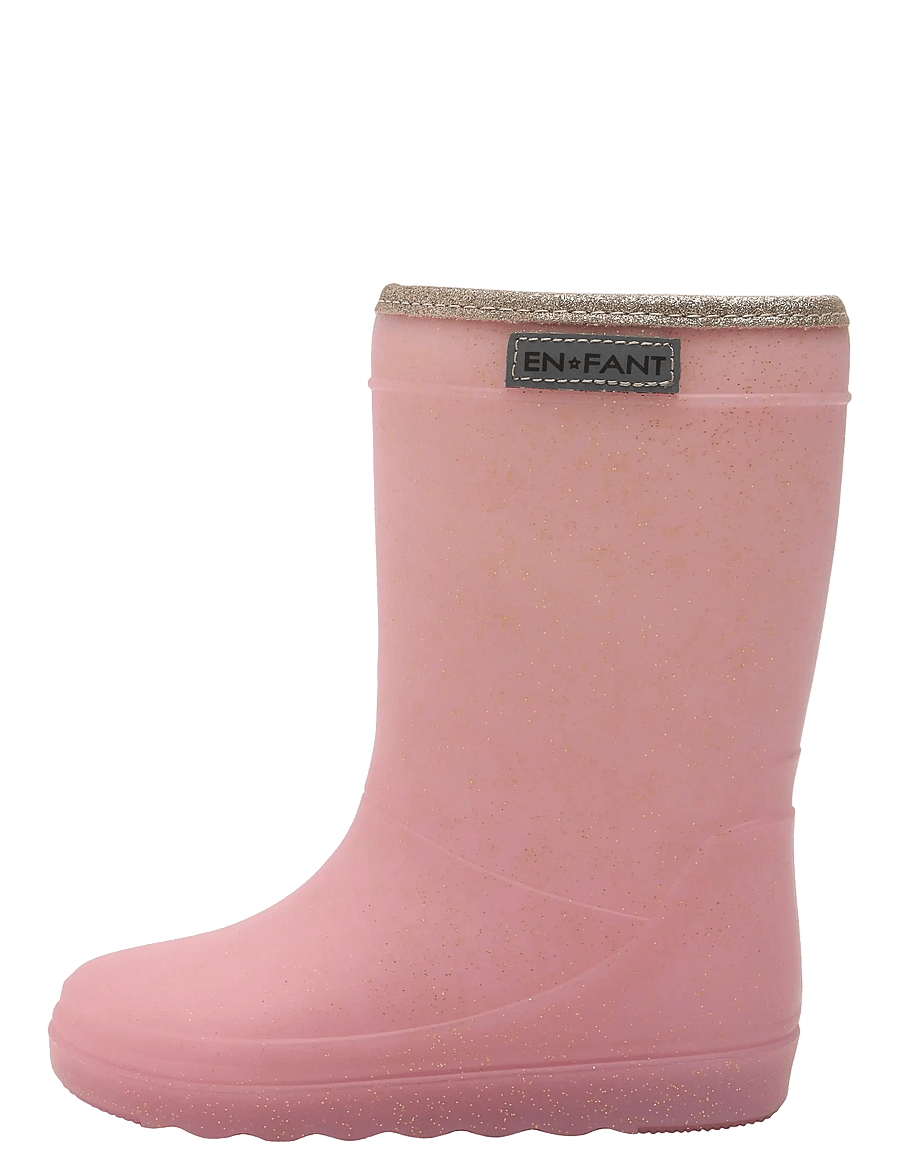 En Fant - Thermo Boots Glitter - fodrade gummistövlar - cashmere rose - 1