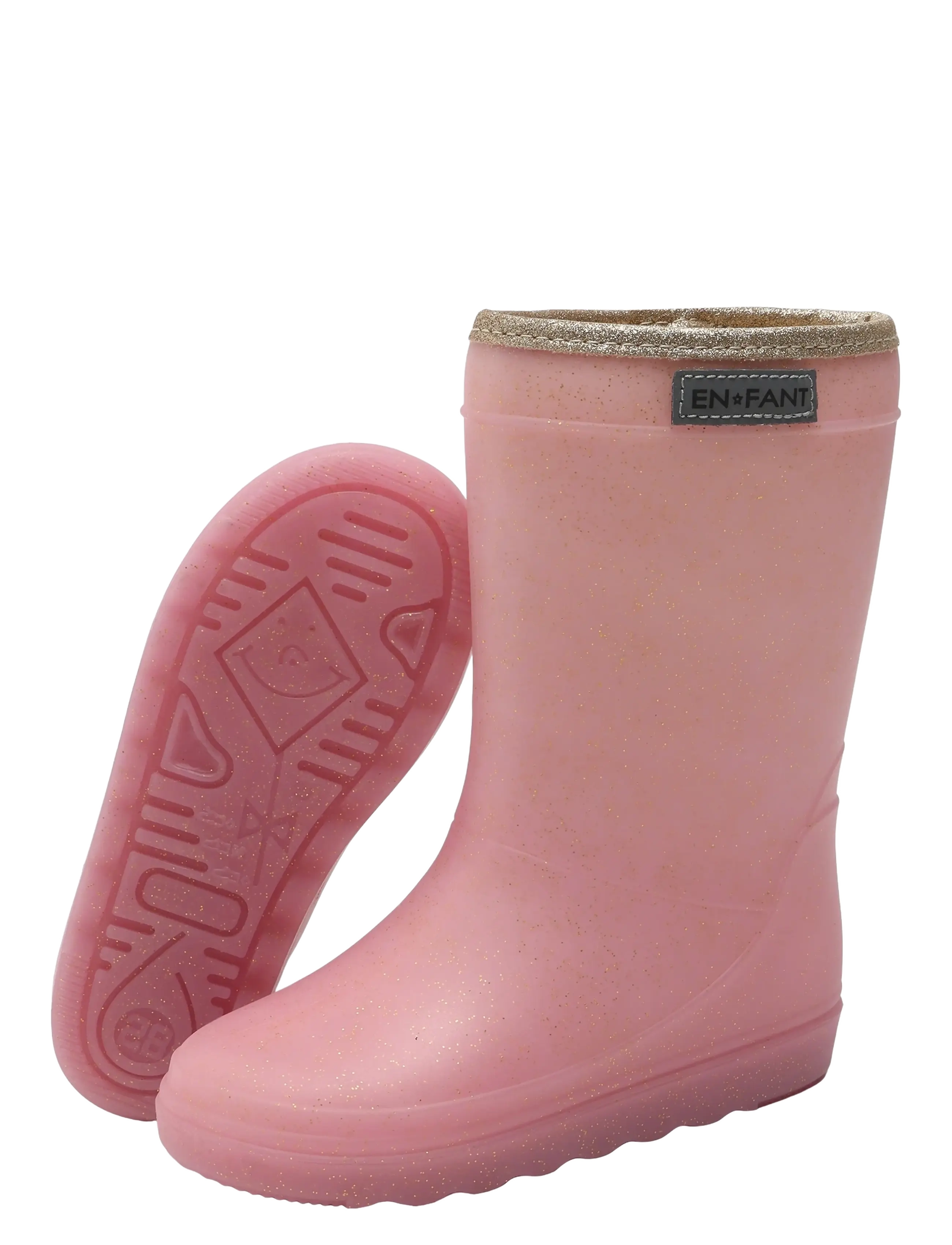 En Fant - Thermo Boots Glitter - fodrade gummistövlar - cashmere rose - 2