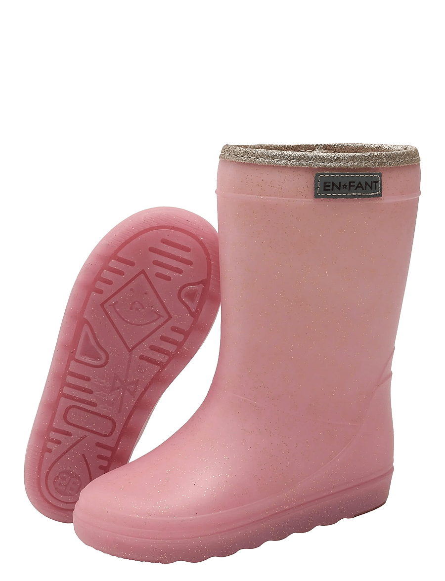 En Fant - Thermo Boots Glitter - fodrade gummistövlar - cashmere rose - 2