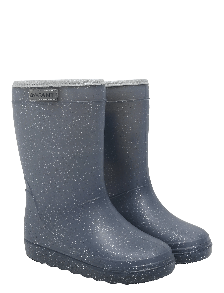 En Fant - Thermo Boots Glitter - gefütterte gummistiefel - parisian night - 0